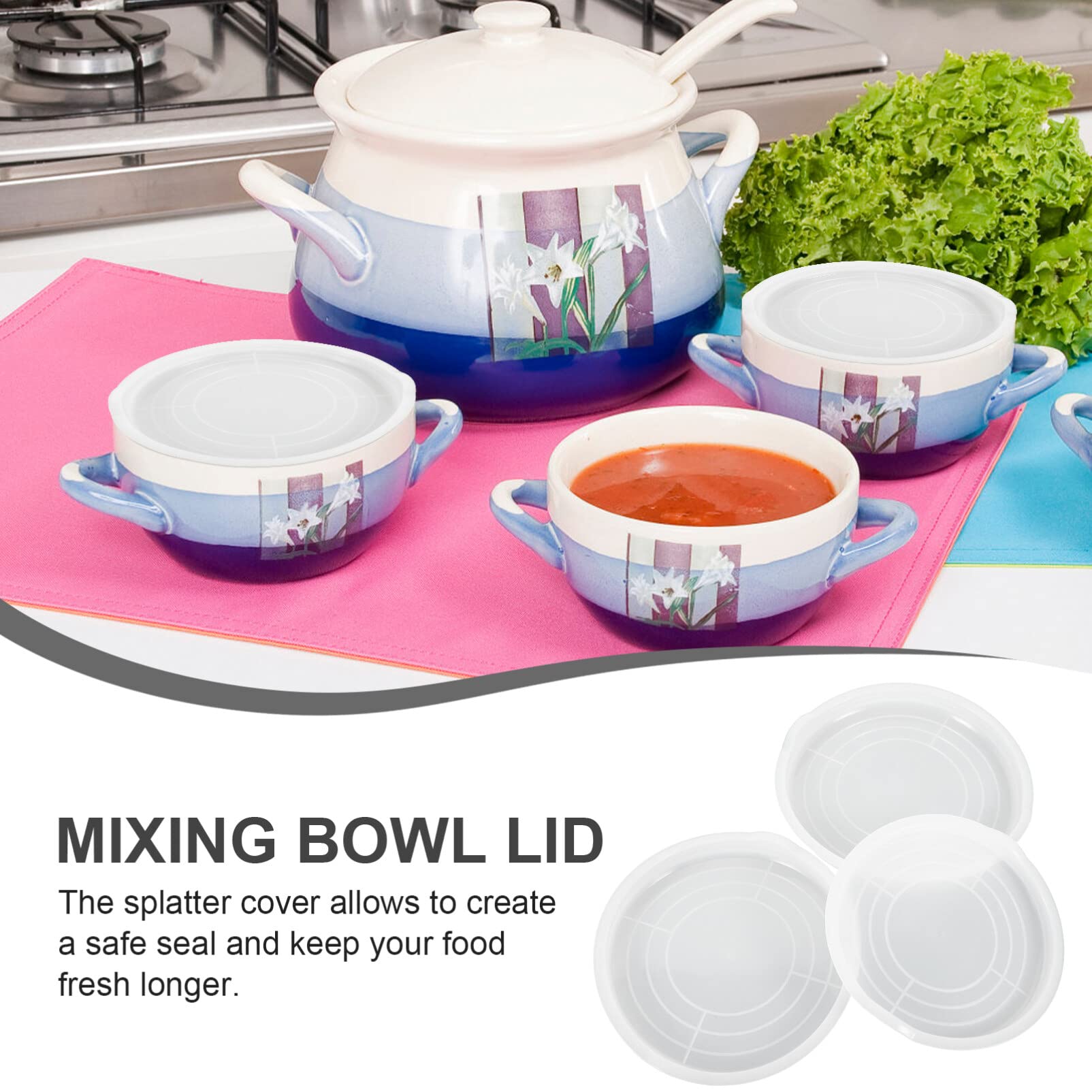 Premium Plastic Mixing Bowl Set with Lids - 3 Sizes (Small, Medium, Large) - Durable Food Prep Bowls for Baking, Cooking & Mixing - Ideal for Kitchen, Restaurant & Meal Prep