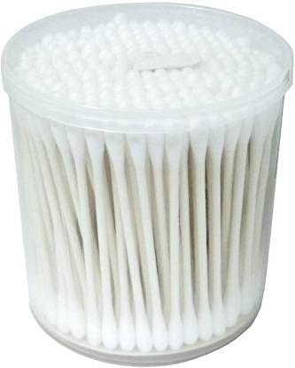 AV CART 100-Pack Safety Tip Paper Stick Cotton Swabs - Gentle Ear Cleaning, Makeup Application & First Aid (100 Count) - Perfect for Home, Travel & Baby Care