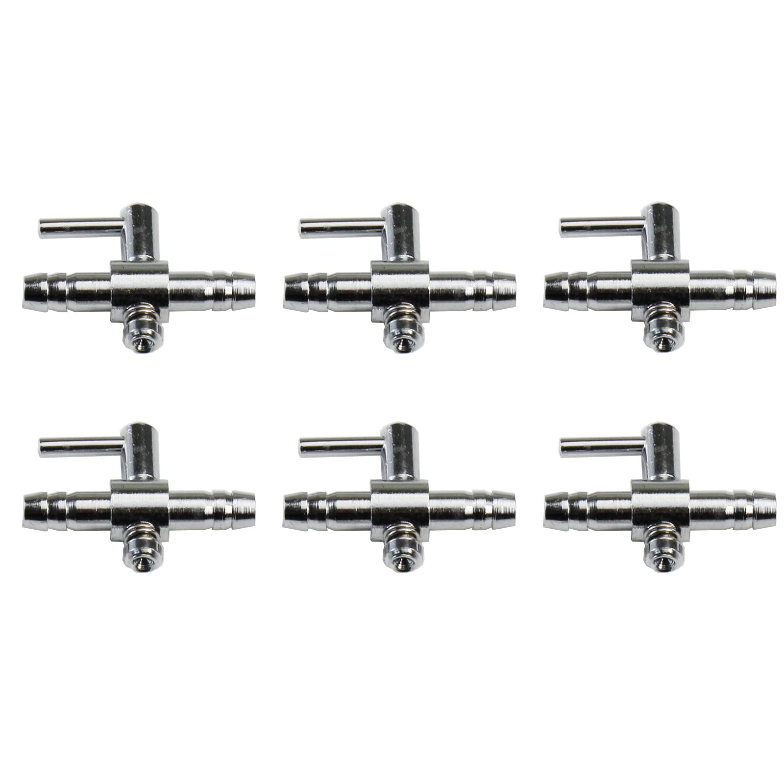 AQUANEAT Stainless Steel Aquarium Control Valve - 4 Way Air Flow Distributor Splitter for Fish Tank Air Pump | Perfect for Freshwater & Saltwater Tanks, Hydroponics Systems