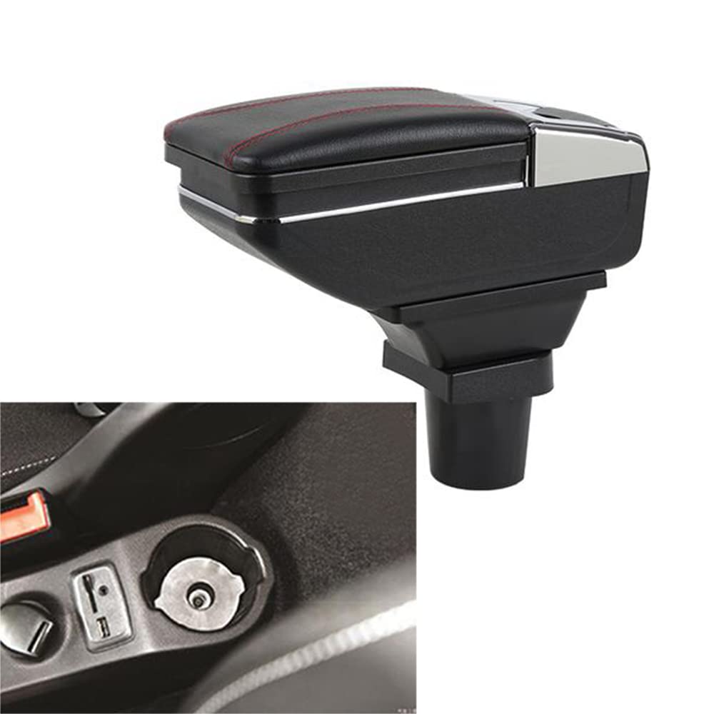 Mercedes Smart Fortwo Armrest Box - Leather Console Storage for Cars