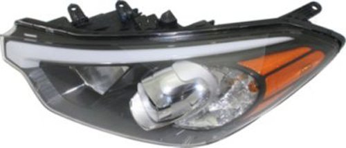 2014-2015 Kia Forte Left Driver Side Headlight Head Lamp Replacement - OEM Quality CPP Headlamp for Improved Night Visibility | Perfect for DIY Auto Repair & Night Driving Safety