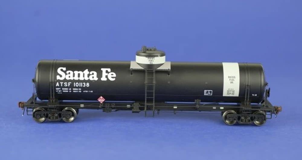 American Limited Models 1834 HO Scale Diesel Fuel Tank Car - ATSF #101138 | Realistic Model Train Accessory for Railroad Layouts & Collectors