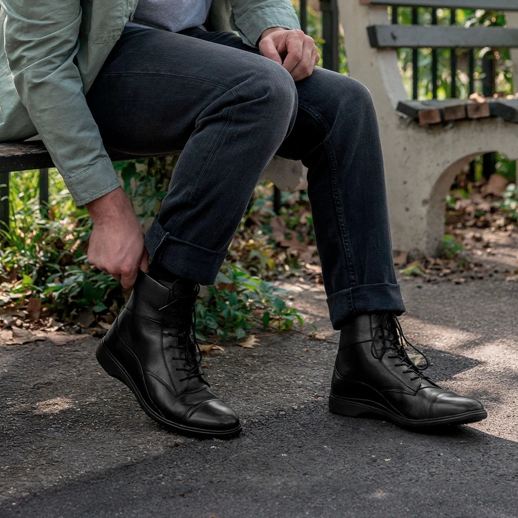 Obsidian Black Boots - Waterproof & Comfortable Hiking Boots for Men & Women - Perfect for Outdoor Adventures, Camping & Trekking