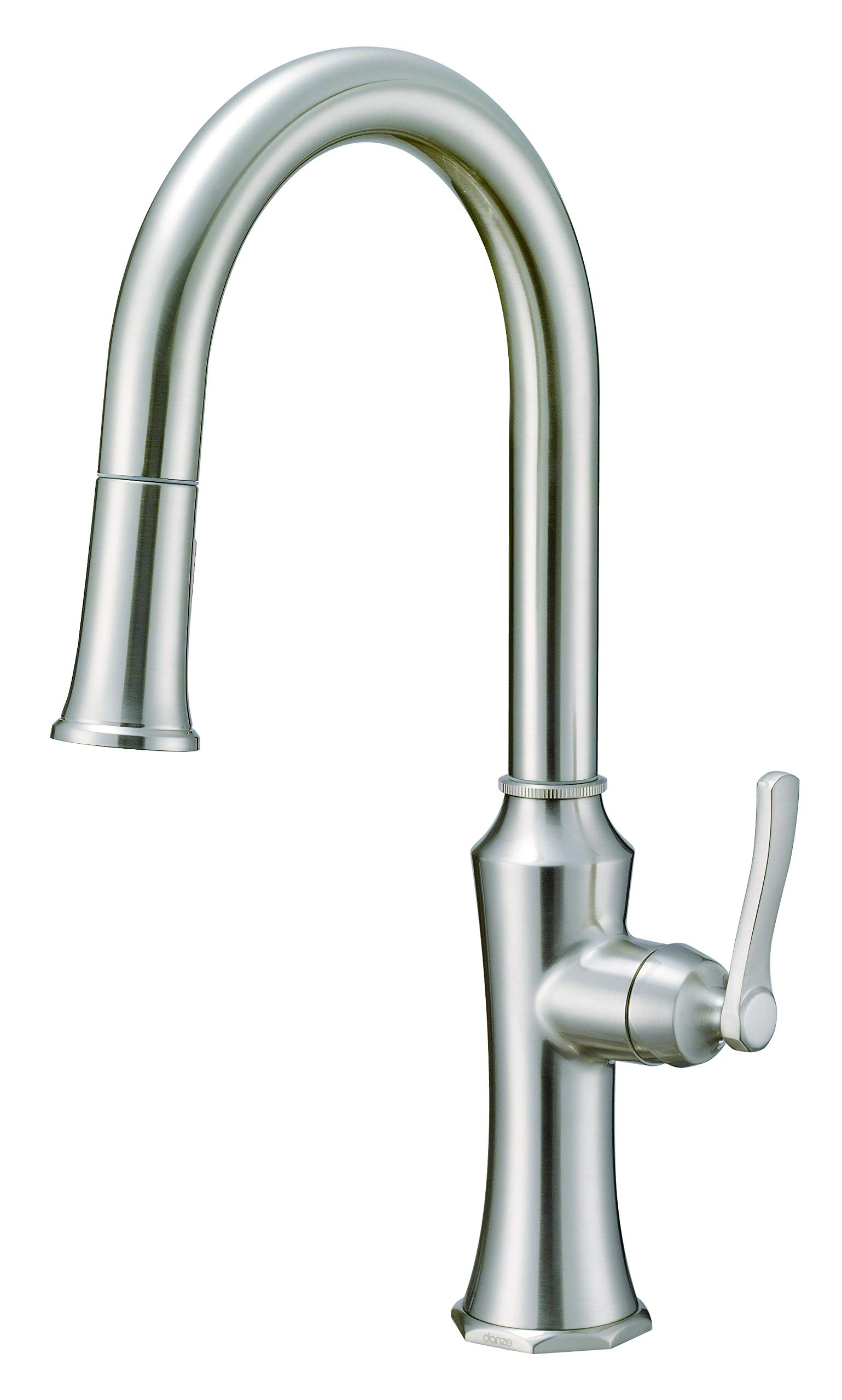 Draper 1H Pull Down Kitchen Faucet with SnapBack & Dockforce Technology - 1.75 GPM Stainless Steel Sprayer - Perfect for Modern Kitchens & Easy Dishwashing
