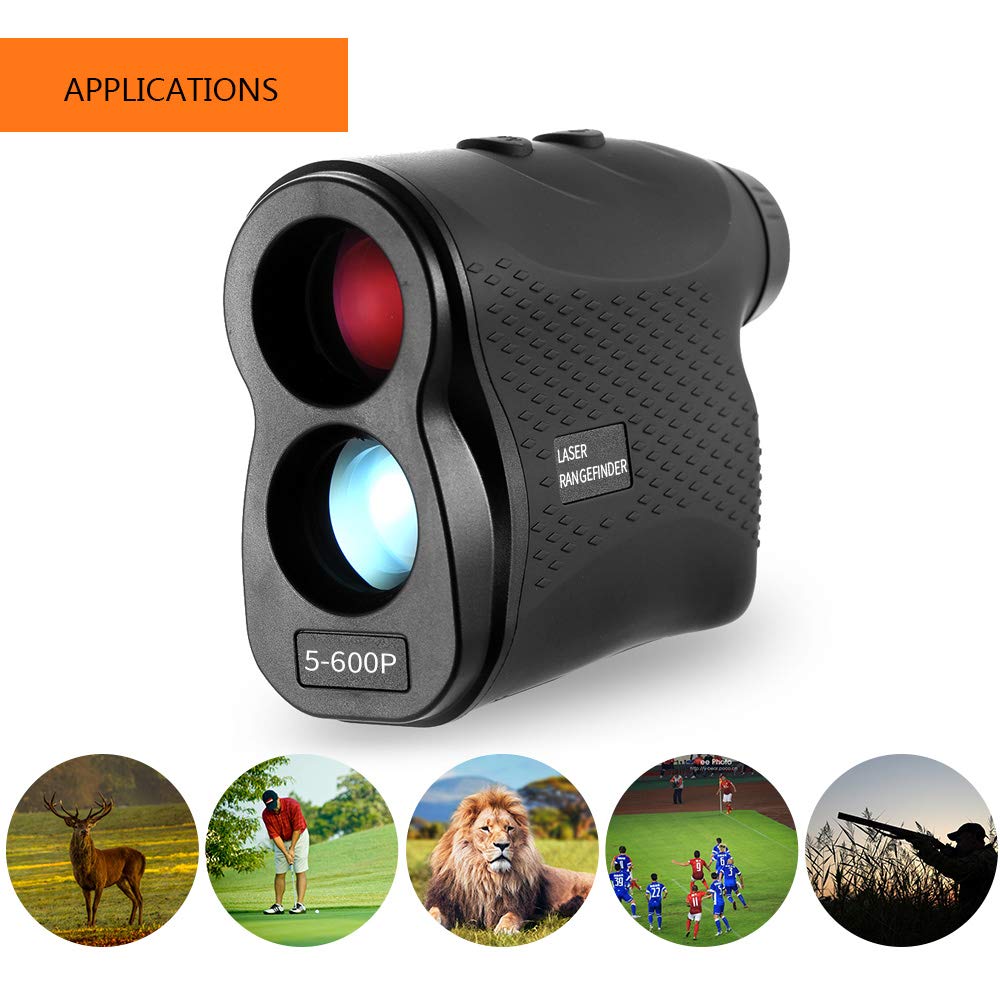 600M/900M Golf Range Finder with Speed Tester - Digital Hunting Distance Measurement Monocular Telescope for Golfing, Hunting & Outdoor Sports Activities