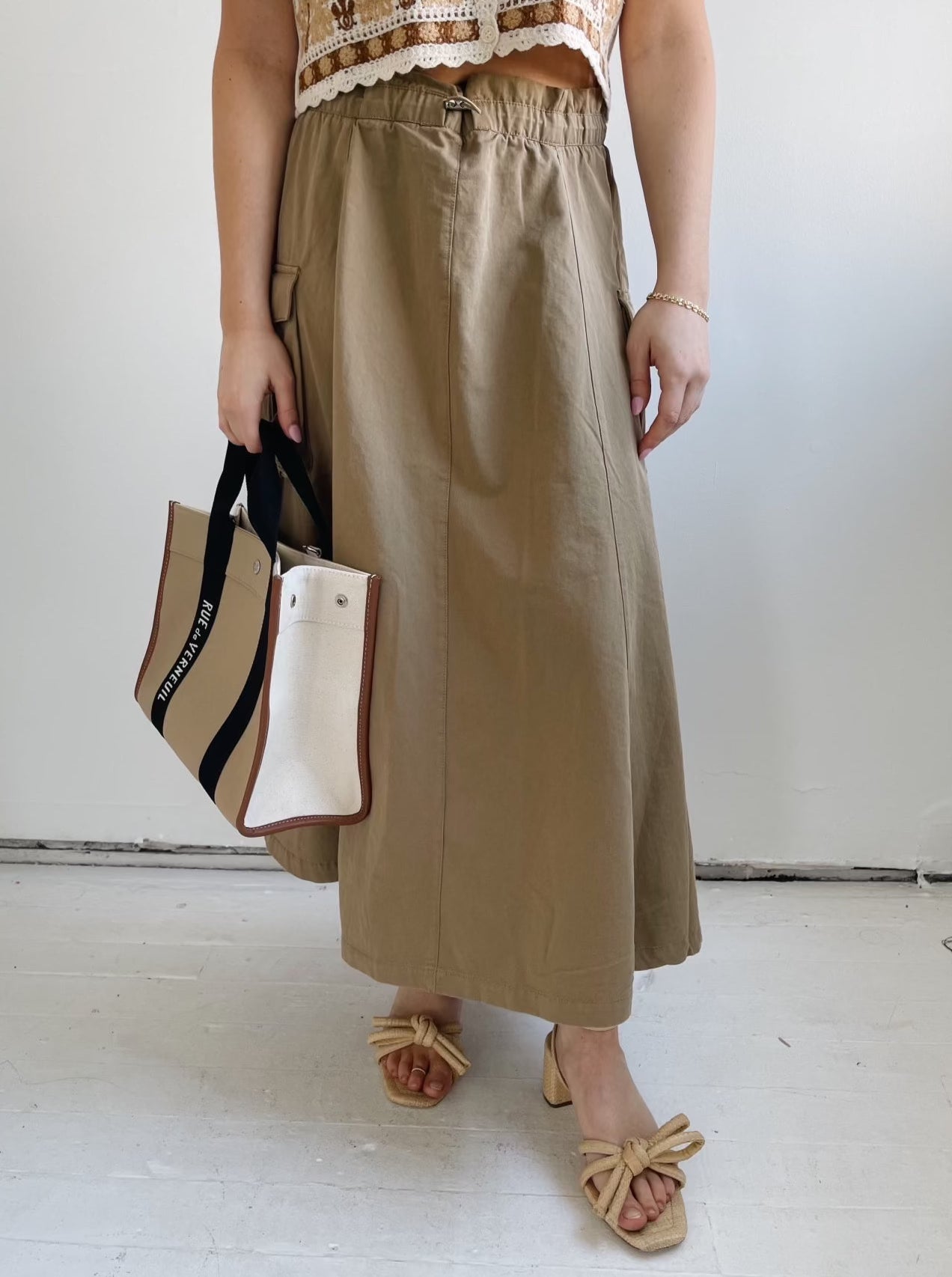 Caroline Maxi Skirt for Women - Flowy Long Skirt with Elastic Waist | Perfect for Summer, Beach, Boho Outfits & Casual Wear
