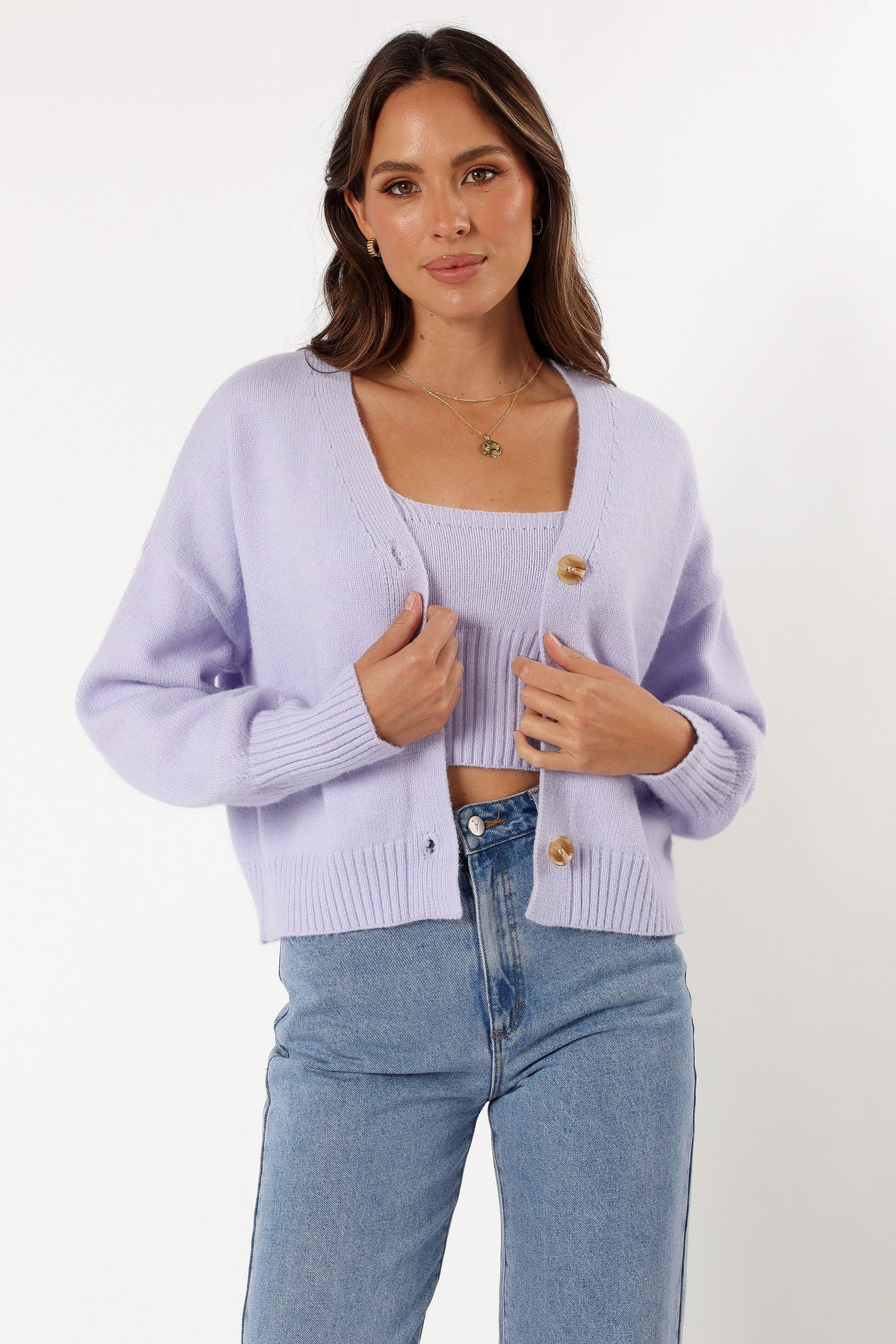 Isabel Women's Sweater Top - Soft Lilac Pullover for Casual Wear & Layering | Perfect for Fall & Winter Outfits