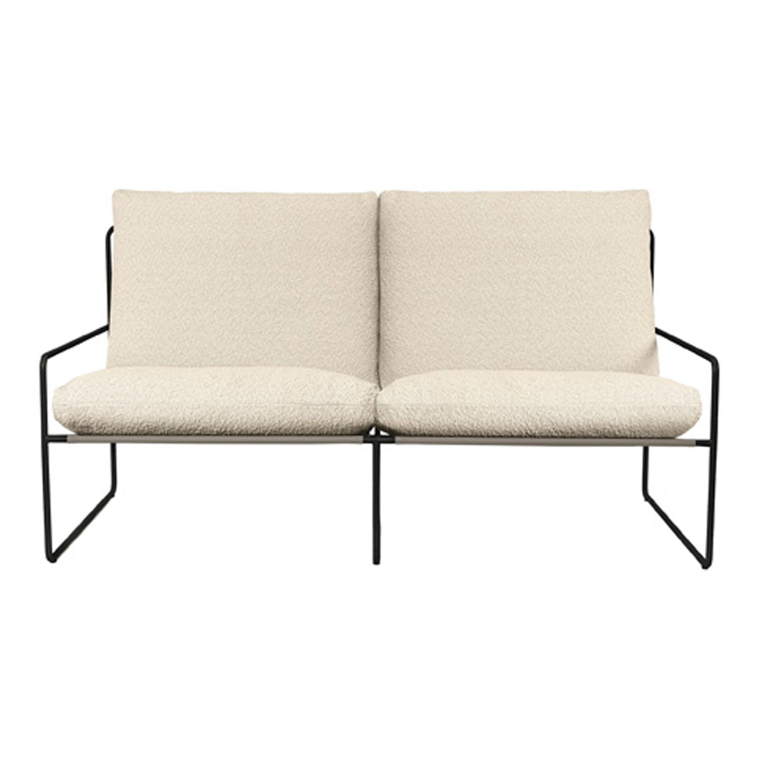 Ferm Living Desert Dolce Sofa - Modern Minimalist 3-Seater Couch for Living Room, Lounge & Office - Comfortable Mid-Century Design with Soft Fabric Upholstery