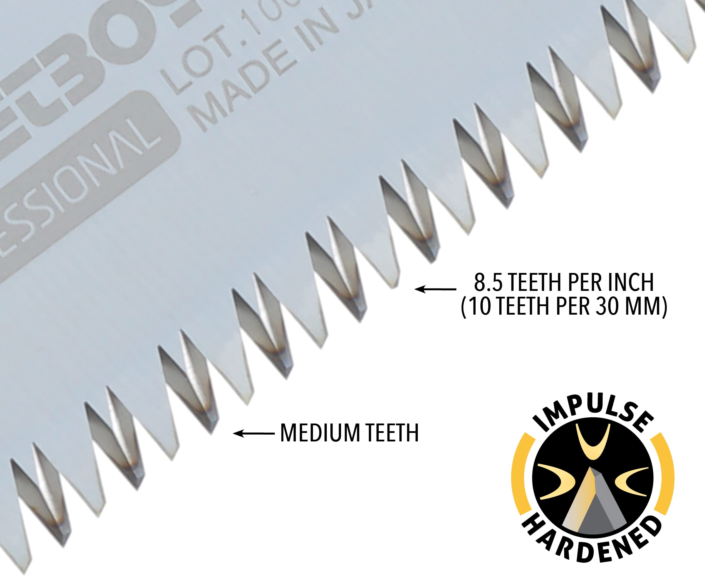 Silky Replacement Blade for Pocketboy 170mm Medium Teeth (341-17) - Sharp Saw Blade for Woodworking, Pruning & Outdoor Cutting