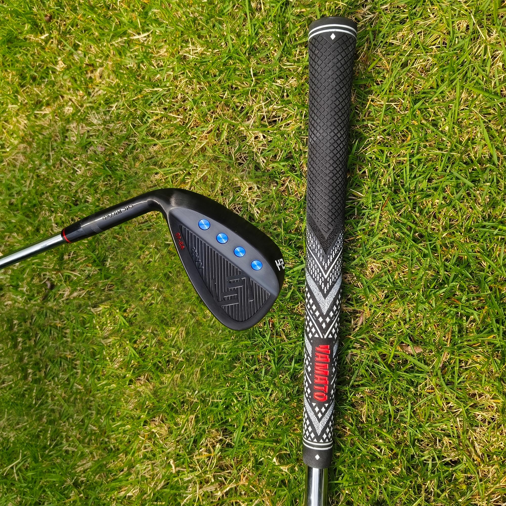 Left Handed Golf Wedge Set - Yamato Forged 52° 56° 60° 72° Gap, Sand & Lob Wedges with Milled Face for Maximum Spin | Perfect for Left-Handed Golfers Seeking Better Short Game Control on the Course