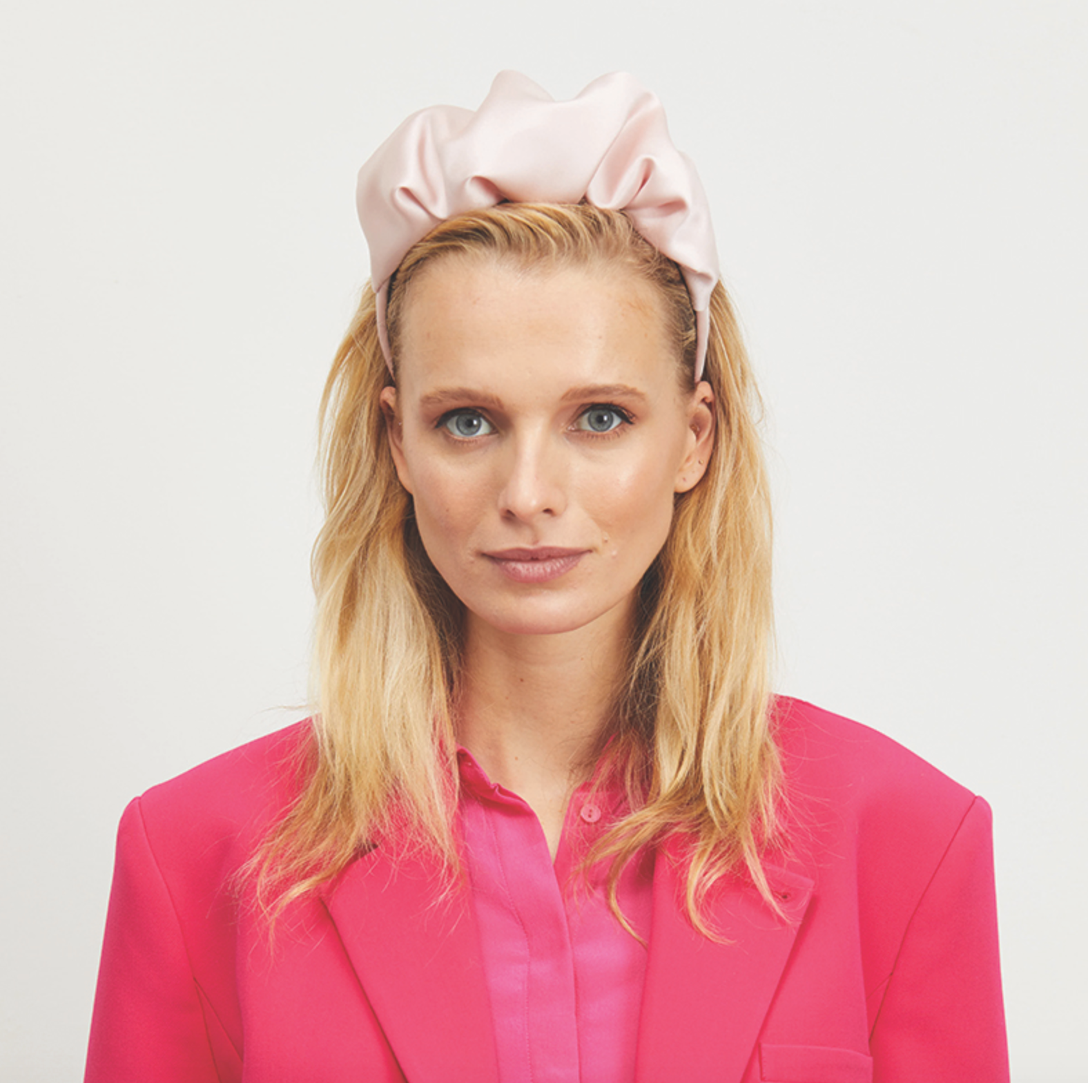 Astrid Satin Ruched Headband for Women - Elegant Hair Accessory for Weddings, Parties & Everyday Wear