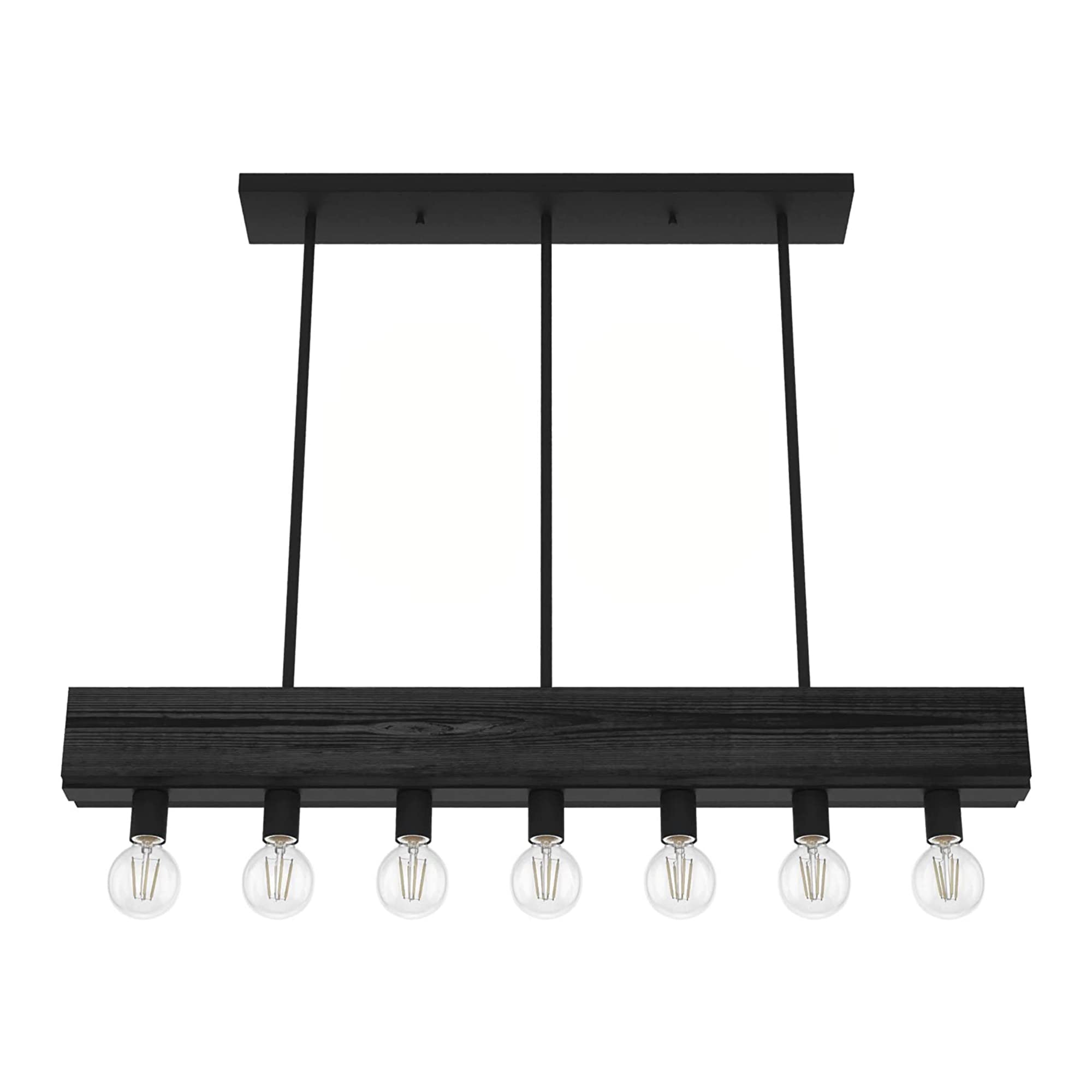 Hunter Fan Company 19057 Donelson 5-Light Chandelier in Natural Iron Finish - Elegant Ceiling Light Fixture for Dining Room, Bedroom, and Foyer Lighting