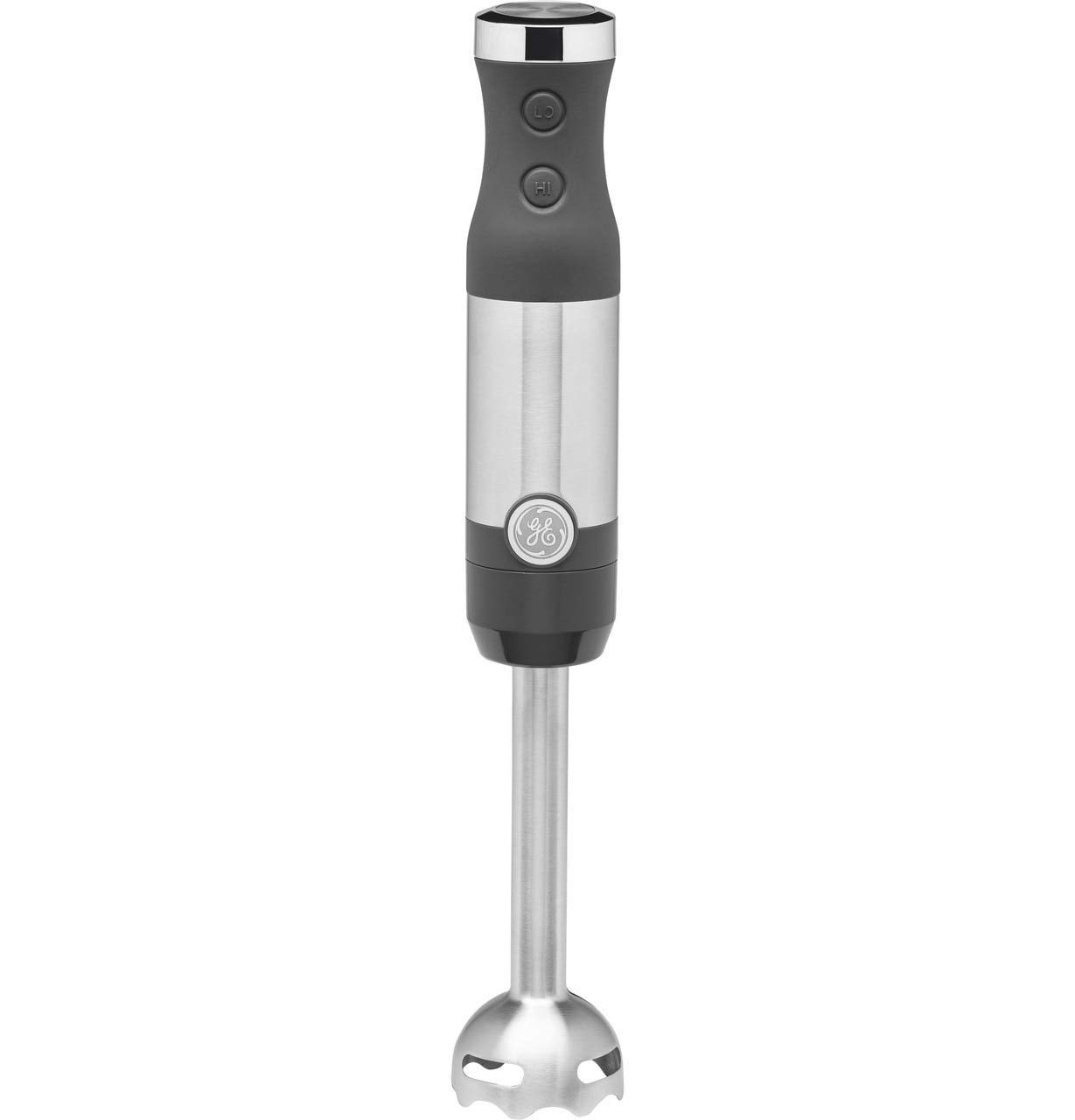 GE Immersion Blender 500W - 2-Speed Handheld Blender with Whisk & Blending Jar - Stainless Steel Shaft for Smoothies, Baby Food, Soups & Baking - Easy Clean Interchangeable Attachments - Perfect for Kitchen, Restaurant & Home Use