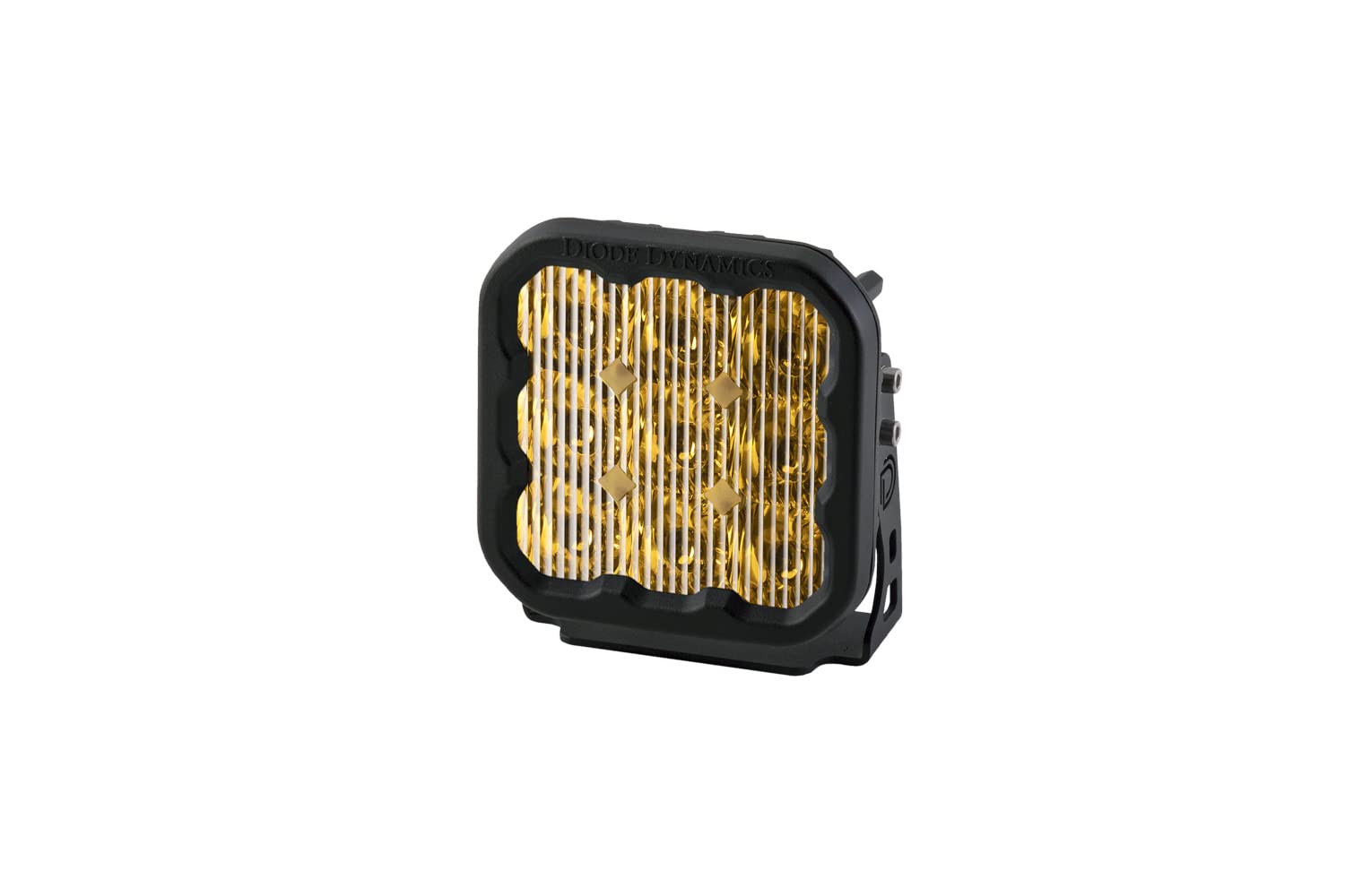 Diode Dynamics SS5 Pro Yellow LED Pod Light - 1 Pack - High-Performance Off-Road Driving Light for Trucks, Jeeps & ATVs - Perfect for Fog, Dust & Low Visibility Conditions