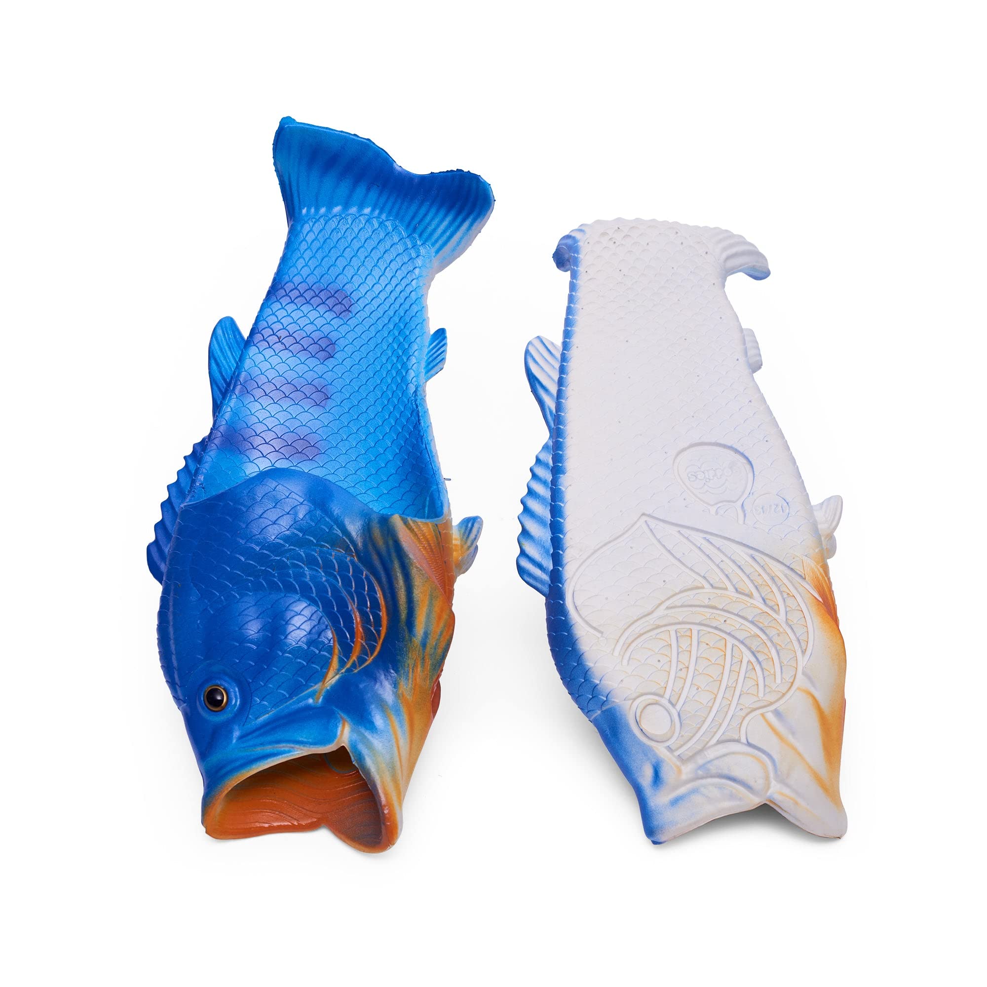 Coddies Fish Flip Flops - Original Funny Fish Slippers for Men & Women | Comfortable Unisex Sandals for Pool, Beach, Shower | Unique Gift Idea for Summer Vacations & Water Activities