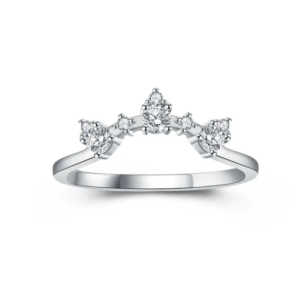 Emily's Tiara Band - Elegant Rhinestone Headband for Women & Girls - Perfect for Weddings, Prom, Parties & Special Occasions