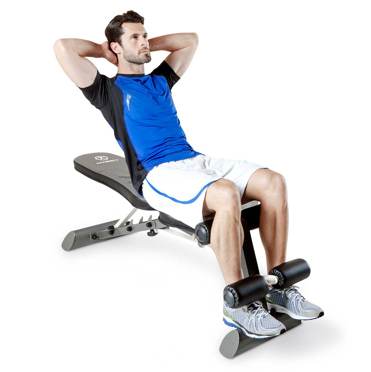 Marcy Deluxe Utility Bench SB-10100 - Adjustable Weight Bench for Home Gym, Full Body Workout & Strength Training - Perfect for Dumbbell Exercises, Sit-Ups & More