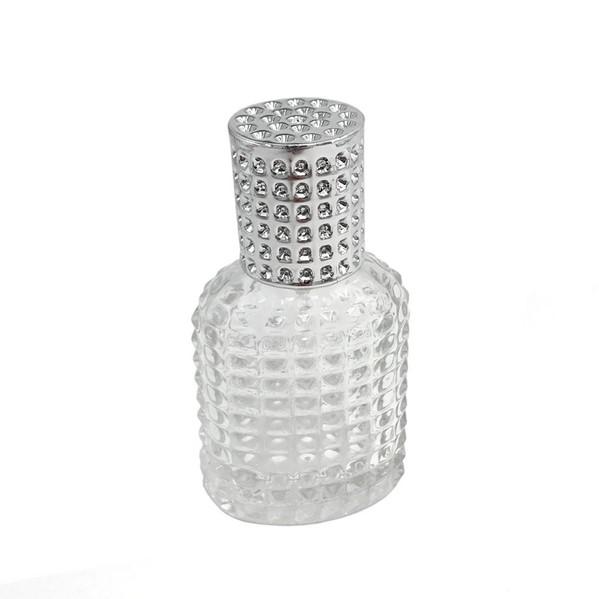 50ML Diamond Glass Perfume Atomizer - Elegant Travel Size Refillable Spray Bottle for Fragrance, Essential Oils & Aromatherapy | Perfect for Purse, Gym Bag & Travel Accessories