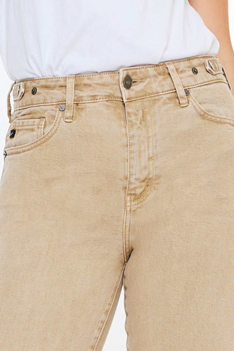 Ashley High Rise True Straight Jeans for Women - Classic Stretch Denim Pants, Comfortable & Flattering Fit - Perfect for Casual Wear, Office, and Everyday Outfits