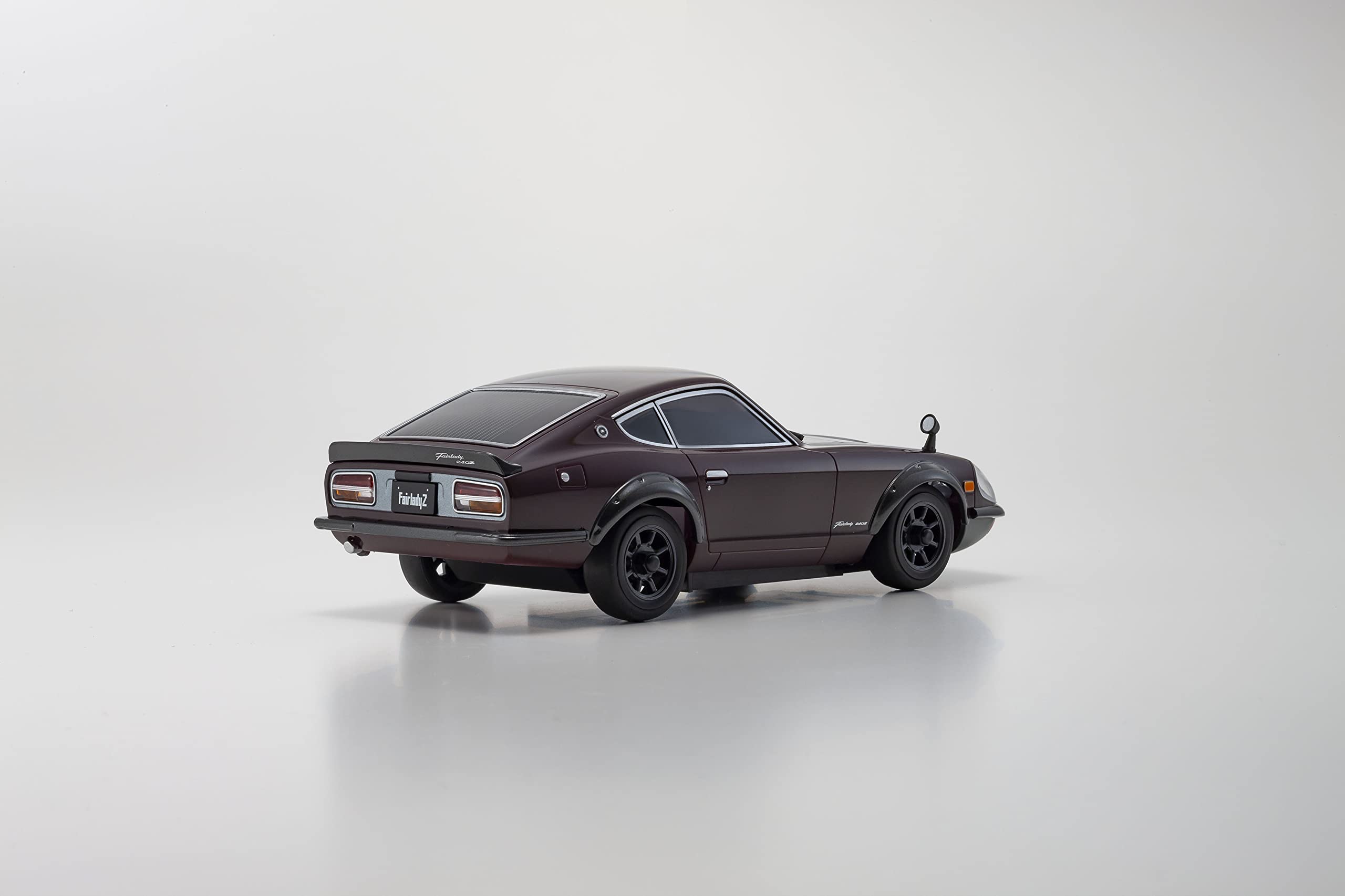 Kyosho MA-020 AWD Mini-Z Sports ReadySet RC Car with Nissan Fairlady 240ZG Body (Maroon) - High-Speed Drifting & Racing for Indoor & Outdoor Tracks