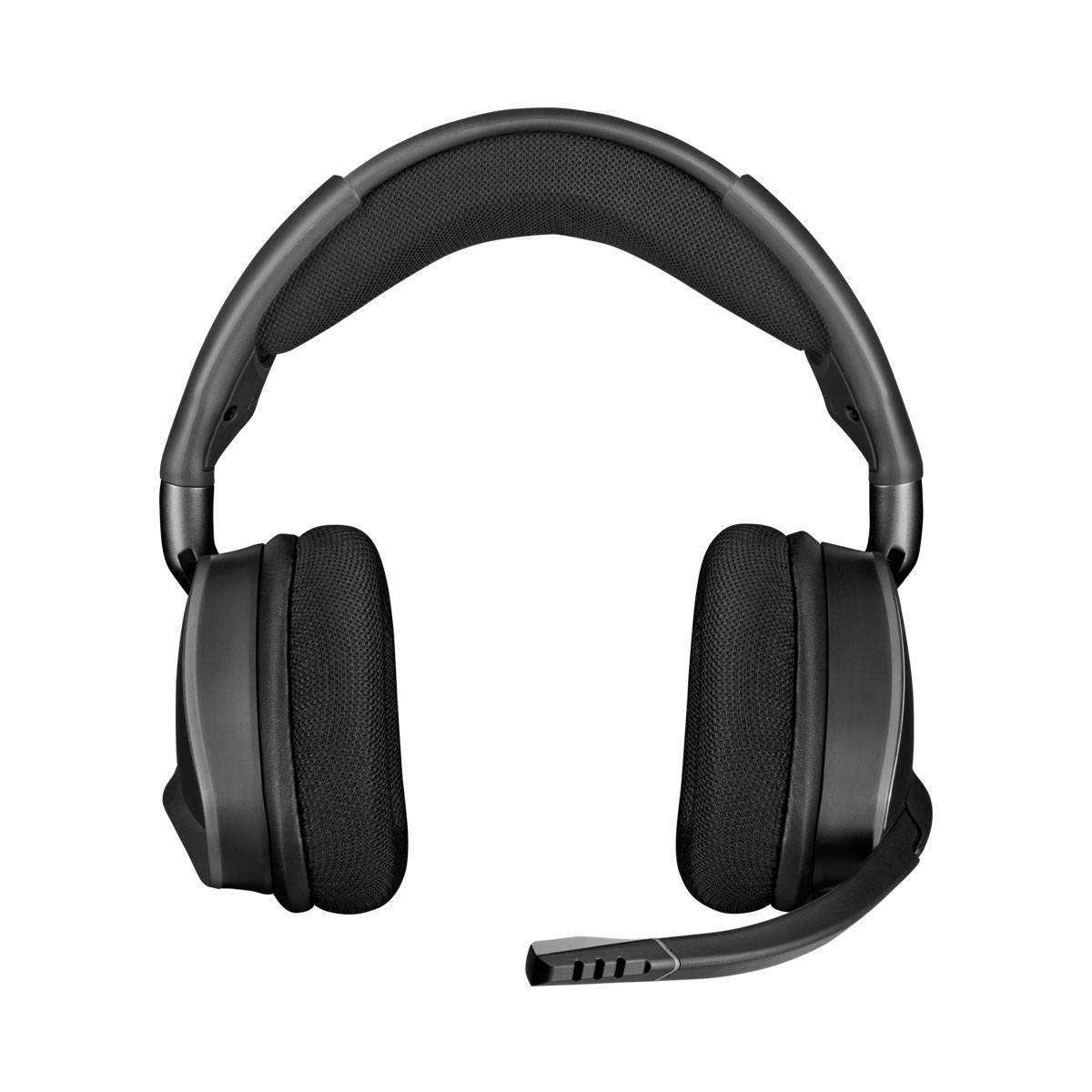 Corsair Void RGB Elite Wireless Gaming Headset - 7.1 Surround Sound, Noise Cancelling Mic, Comfortable Memory Foam - Perfect for PC, PS5, Xbox & Streaming (Black)