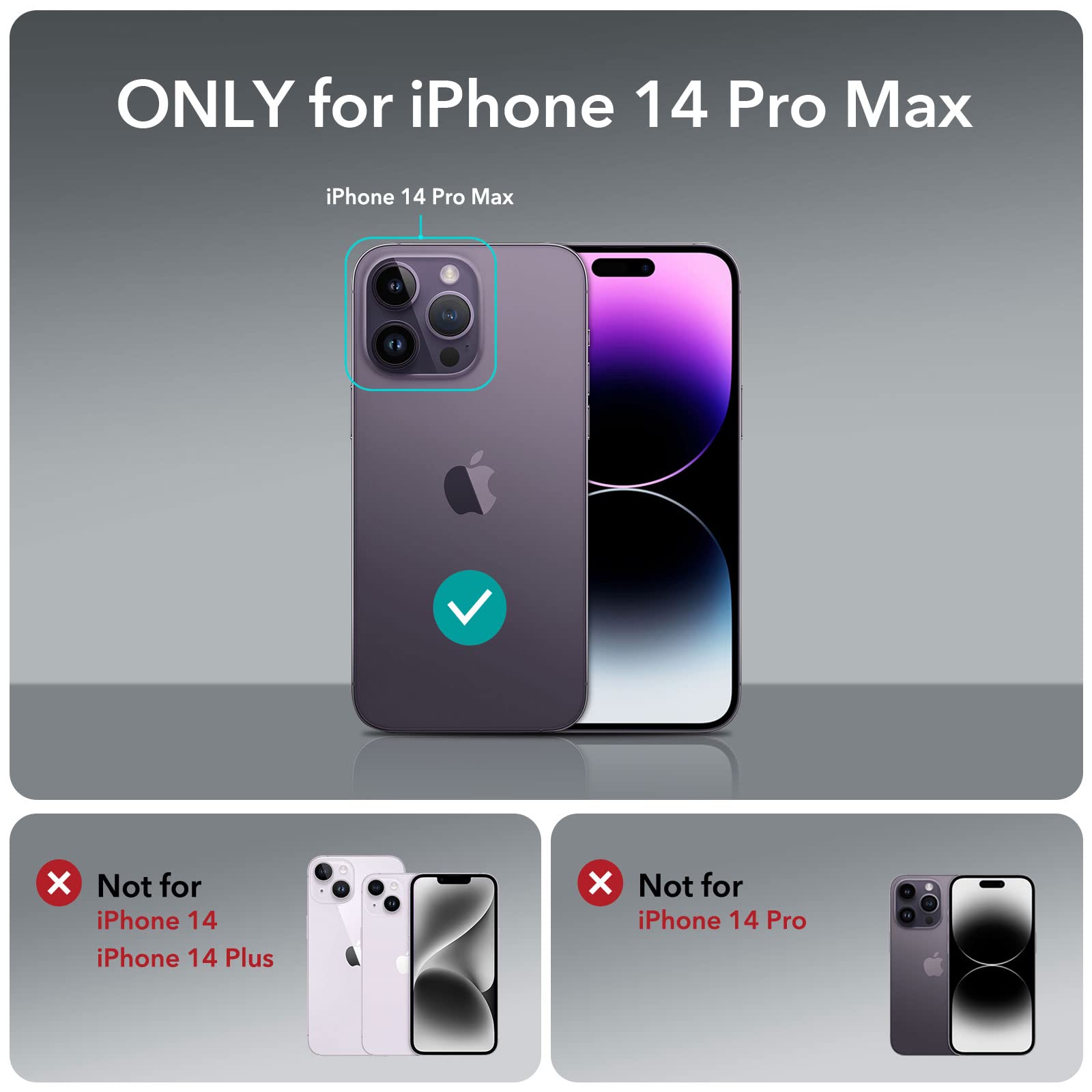 ESR MagSafe iPhone 14 Pro Max Case with Kickstand - Military-Grade Protection, Strong Magnetic Lock & Built-in Camera Stand | Perfect for Work, Travel & Hands-Free Viewing | Black