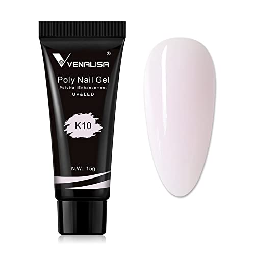 Venalisa Poly Builder Gel - 15g Professional Nail Extension Gel for Strong, Long-Lasting Acrylic Nails (K10) | Perfect for Salon & Home Manicures, Nail Art Designs & DIY Nail Extensions