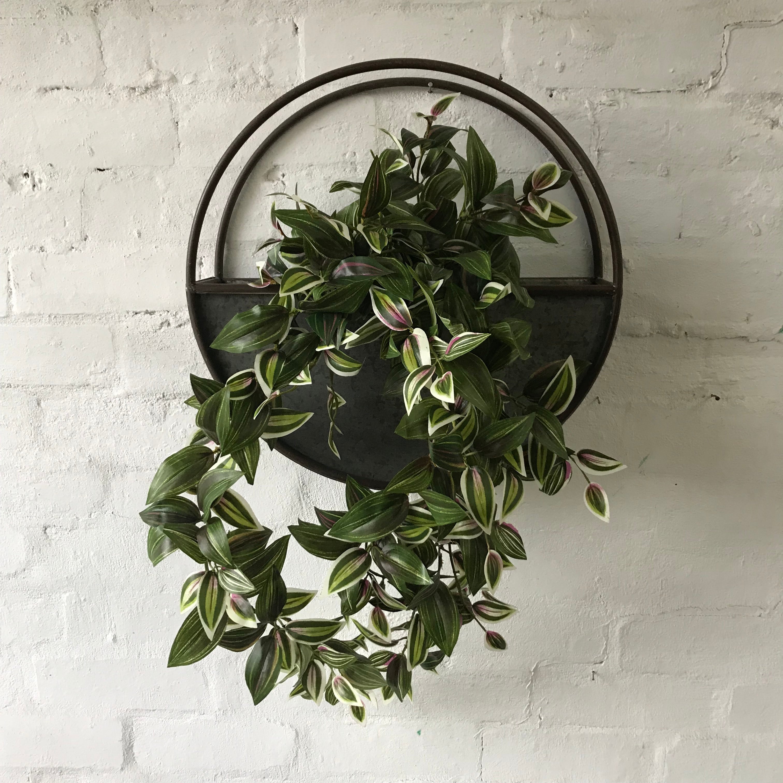 Artificial Wandering Dude Bush - Low Maintenance Indoor Hanging Plant for Home & Office Decor - Perfect for Living Rooms, Bedrooms, and Balconies