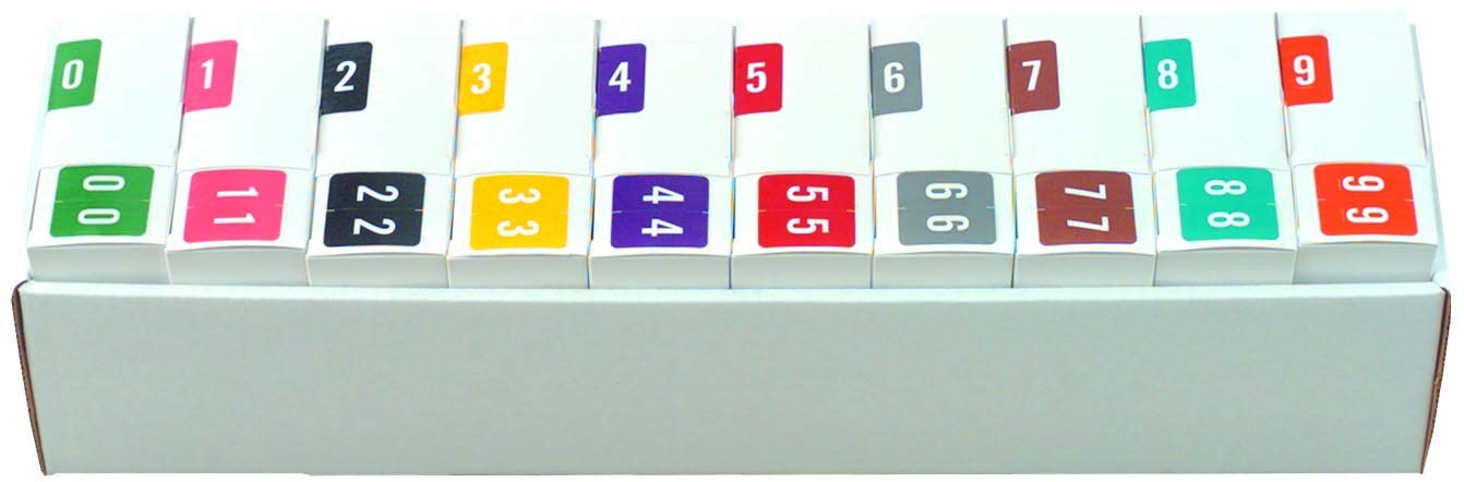 Doctor Stuff - File Folder Labels 0-9 Complete Set, 1-1/2