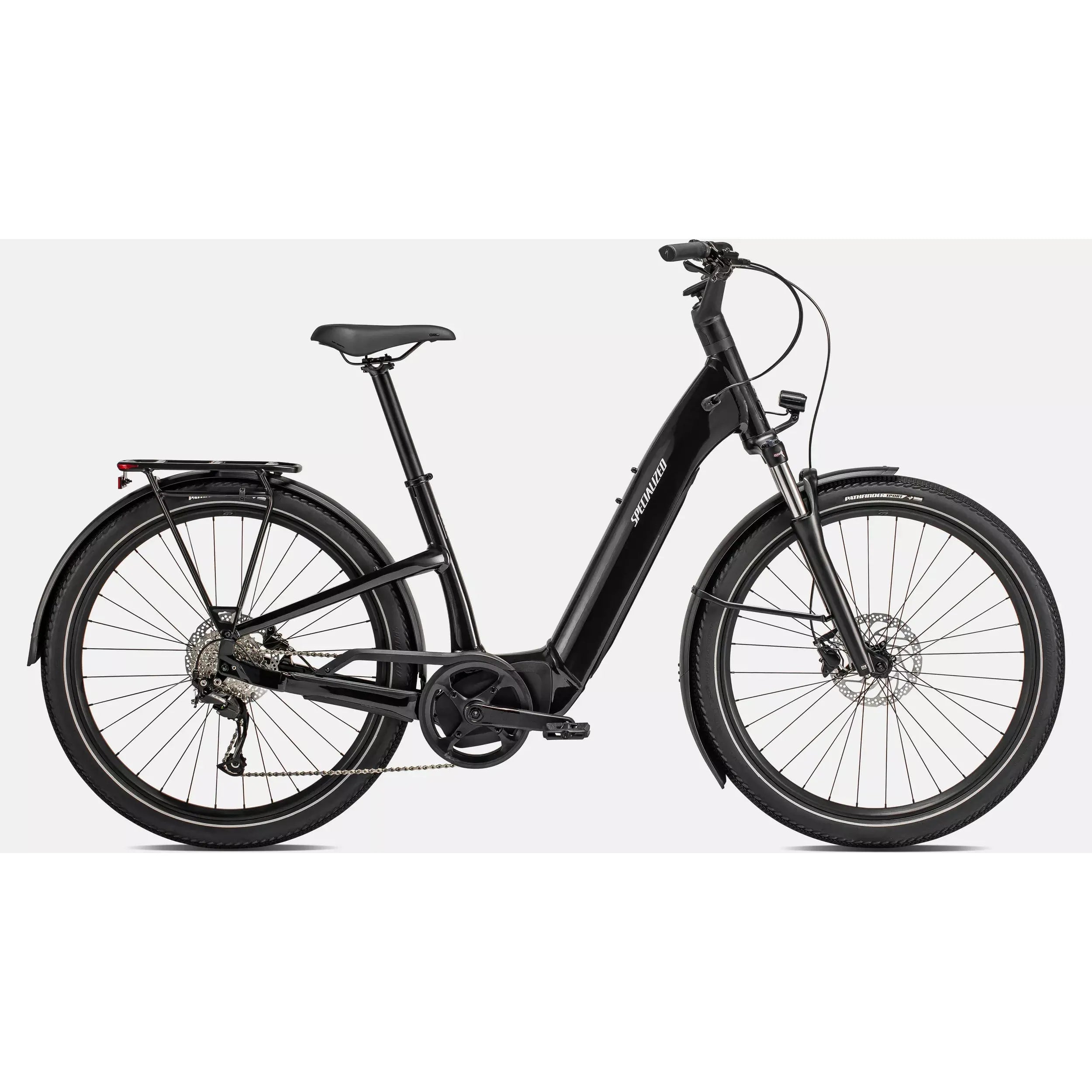 Specialized Turbo Como 3.0 Electric Bike - Cast Black / Silver Reflective | Premium Commuter E-Bike for Urban Riding & Leisure Cycling
