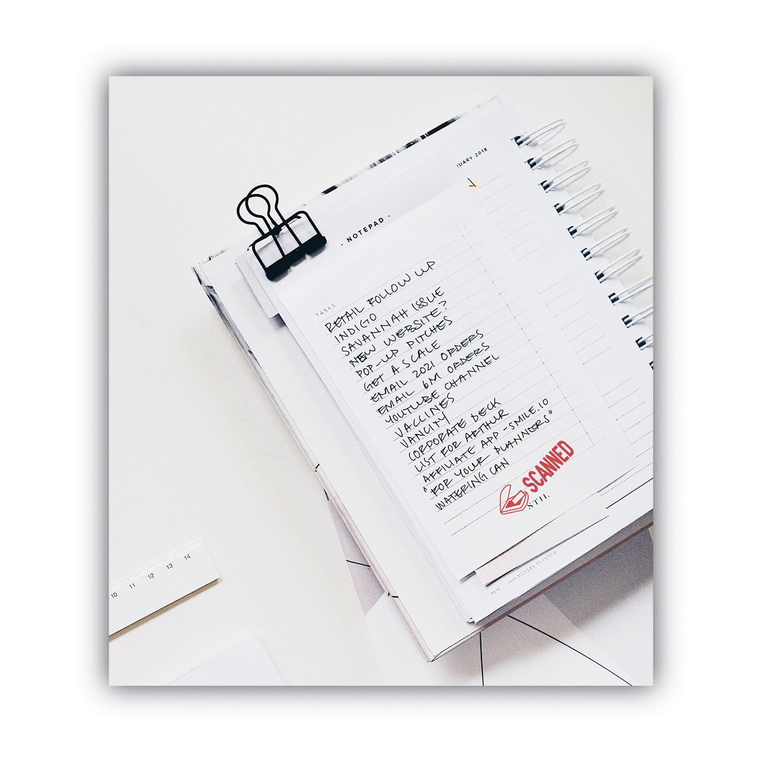 ACCUSTAMP2® Pre-Inked Shutter Stamp - Red Ink, Scannable, 1.63