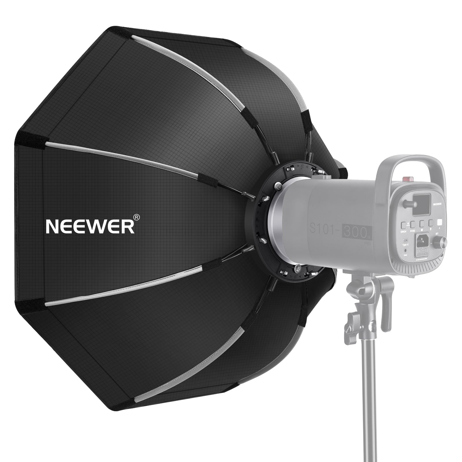 NEEWER 65CM / 90CM Octagonal Softbox Photography Lighting Diffuser - Perfect for Portrait, Product, and Studio Photography
