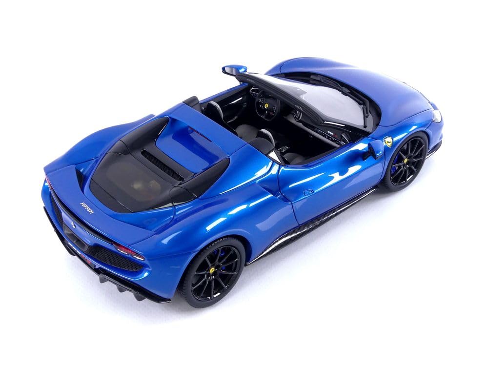 BBR Iron 296 GTS 1/18 Scale Diecast Model Car - Ferrari Replica Collectible for Display, Gift & Racing Enthusiasts