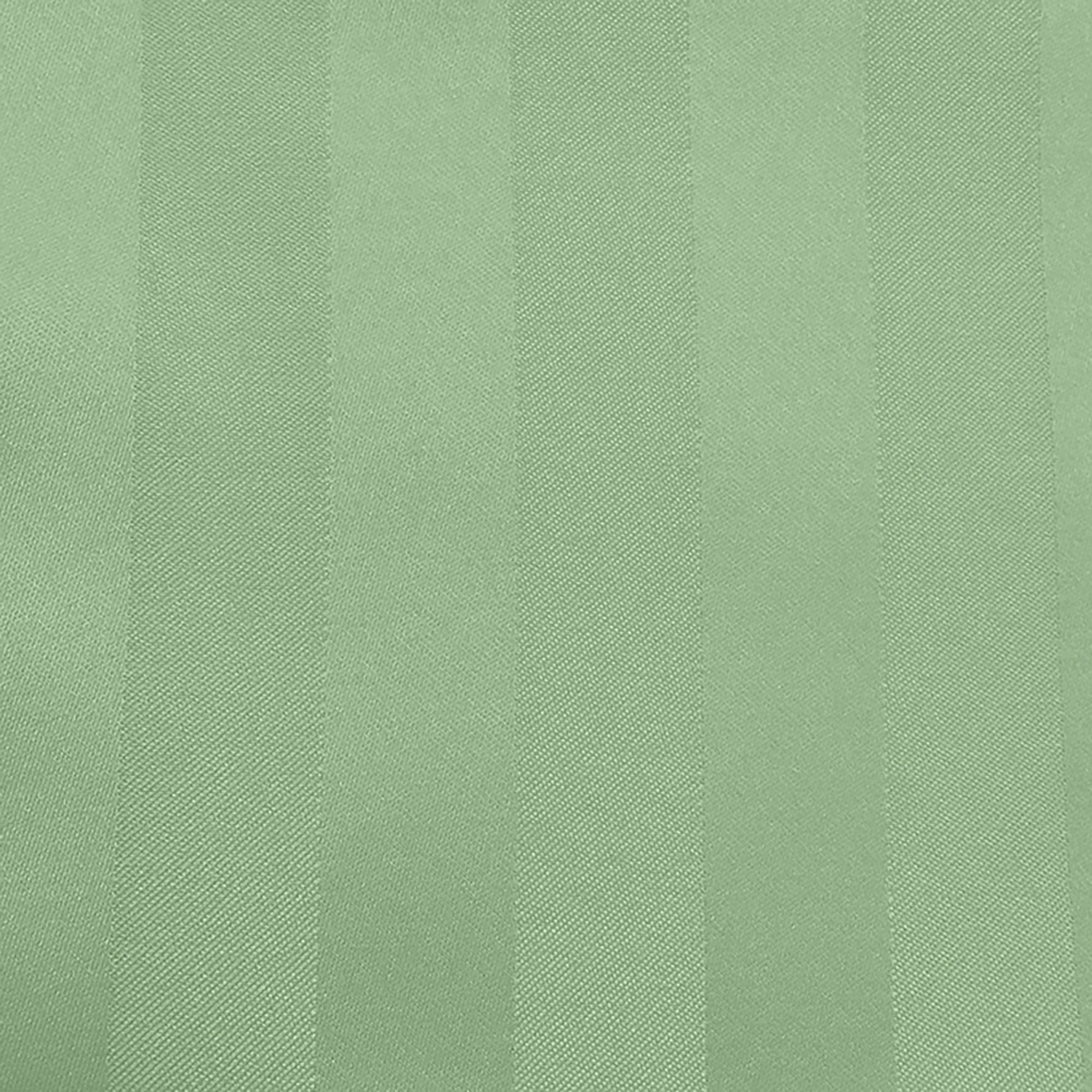 Premium 60-Inch Round Tablecloth - Satin-Stripe Textile in Sage Light Green, Fits Tables Up to 60