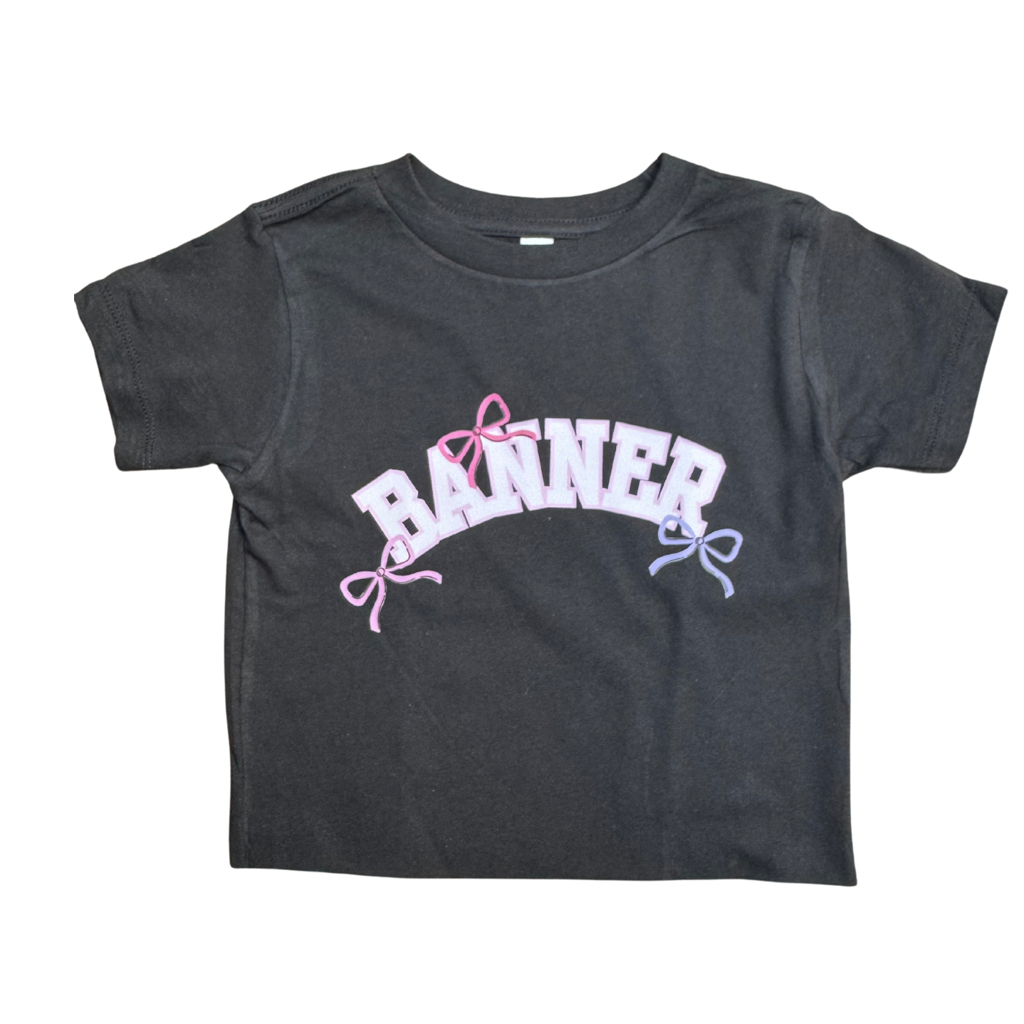 LaLa Land Day Camp Bows Tee - Cute Bow Print T-Shirt for Kids | Soft Cotton Camp Shirt for Girls | Perfect for Summer Camp, Playdates & Outdoor Activities