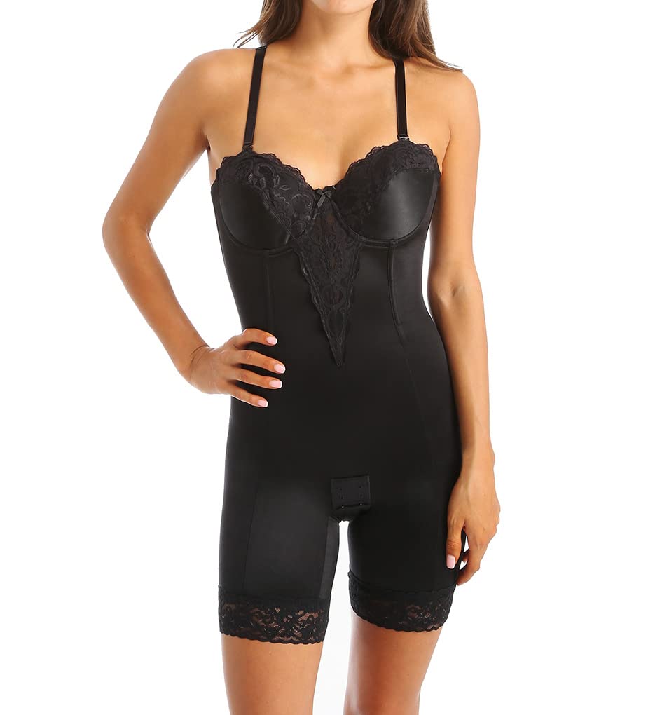 Women's 1294 Strapless Low Back Long Leg Bodysuit - Sexy Shapewear for Evening Dresses & Special Occasions | Perfect for Weddings, Parties & Date Nights
