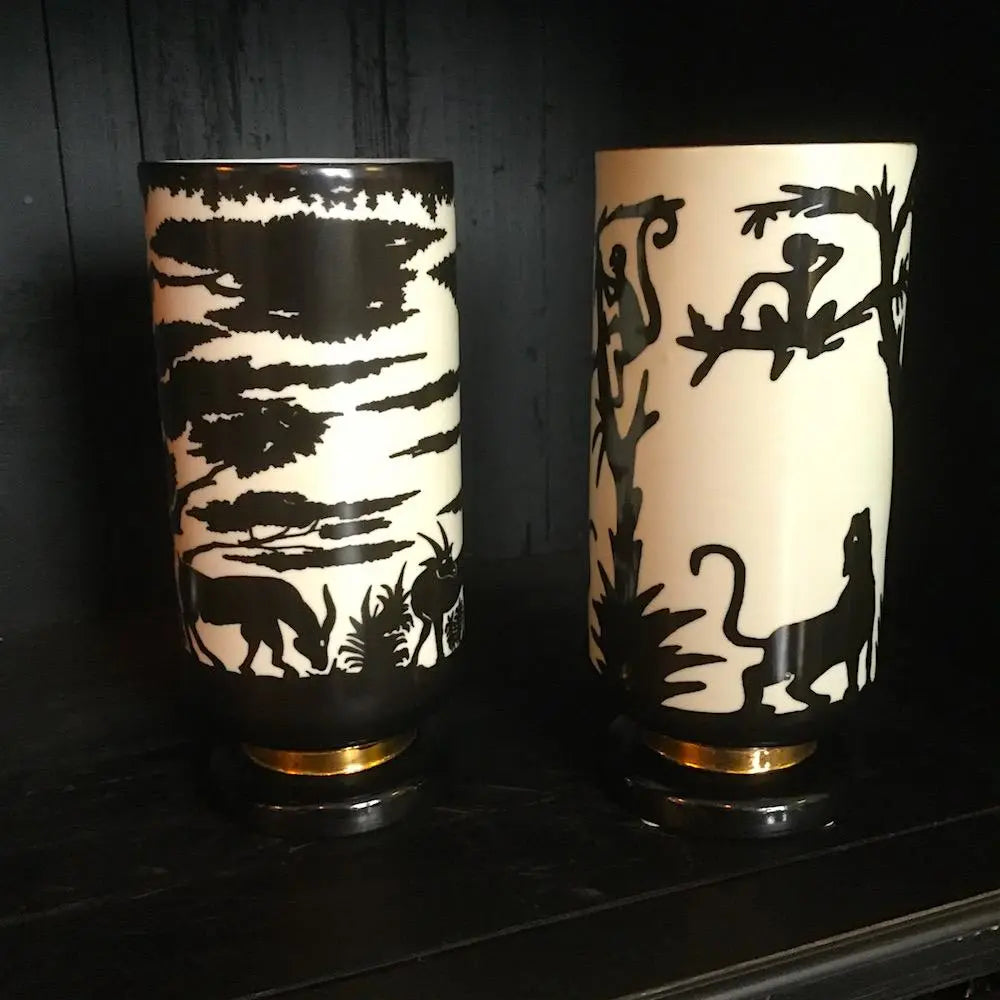 Antelope Decorative Vase - Modern Ceramic Home Decor for Living Room, Bedroom & Office - Perfect for Flowers, Centerpieces and Interior Design