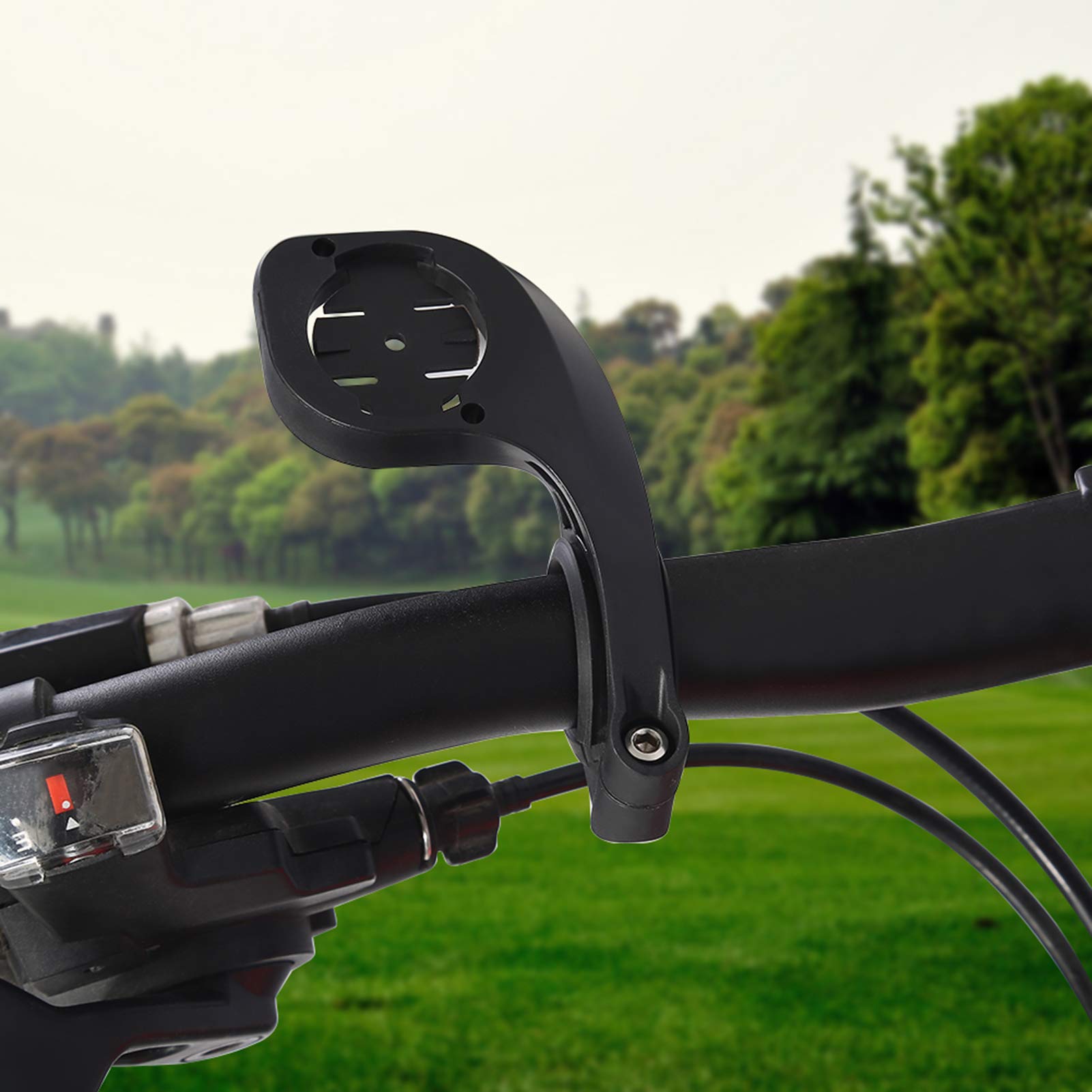 ASHATA Bike Stopwatch Mount - Universal Handlebar Bracket for Garmin/Wahoo/Cycling Computers (Fits 200/500/800/510/810/1000 Series) - Perfect for Mountain Biking, Road Cycling & Indoor Training