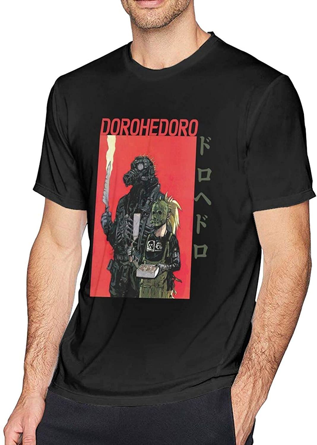 Anime & Dorohedoro Ebisu Classic Short Sleeve T-Shirts for Men - Cool Graphic Tees for Casual Wear, Cosplay, and Anime Conventions