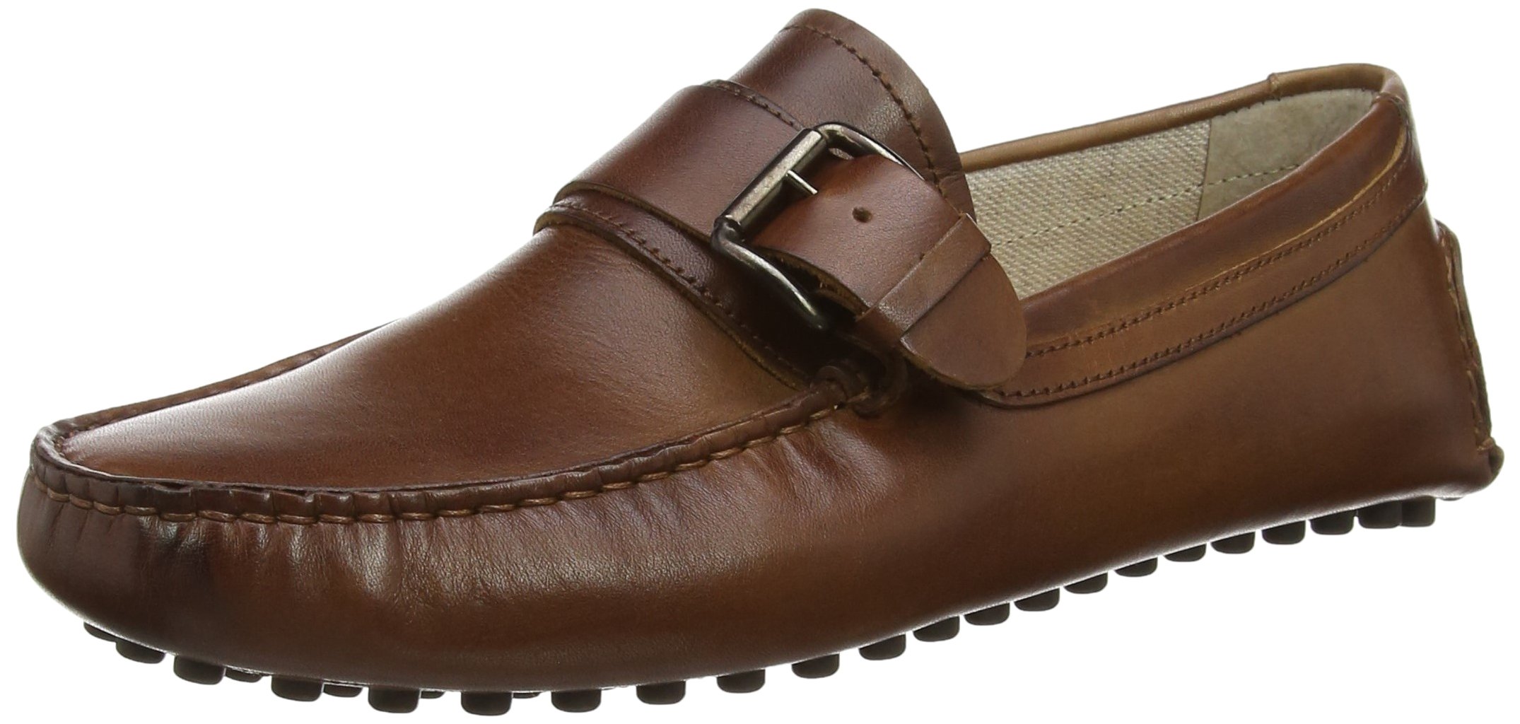 Aldo Men's Genuine Leather Moccasins - Comfortable Casual Loafers for Business & Travel - Lightweight Slip-On Shoes for Office, Driving & Everyday Wear