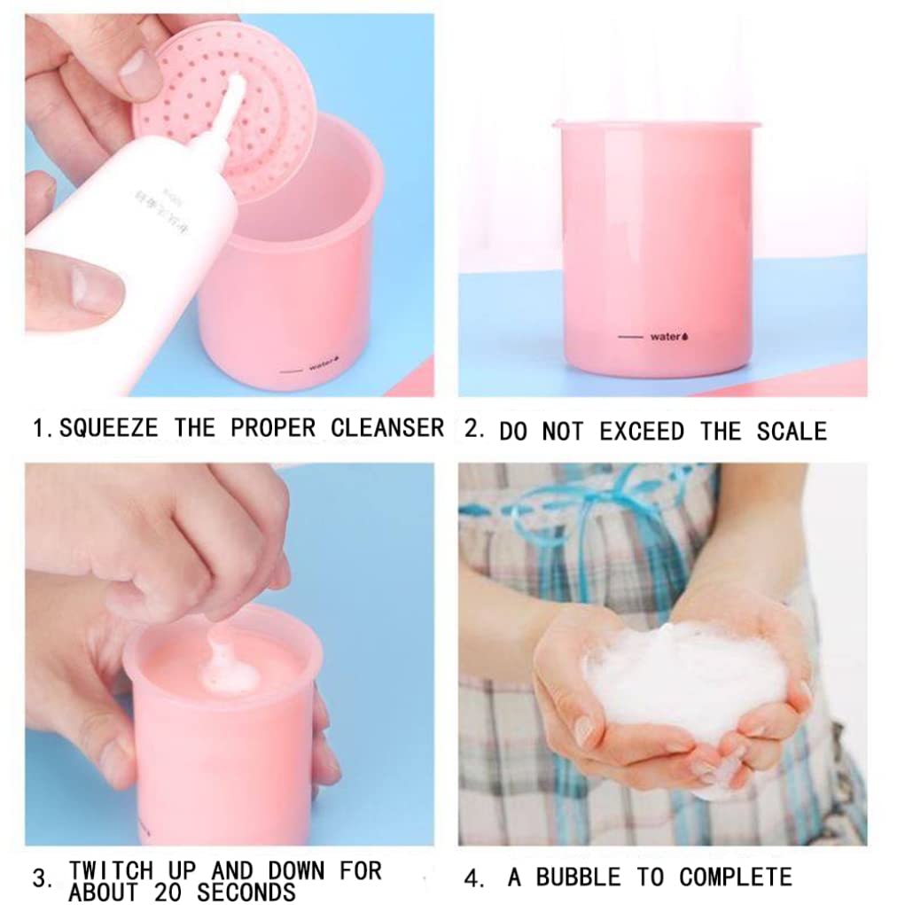 Best Foam Maker for Face Wash - Deep Cleansing Foam Cleanser & Skincare Tool - Perfect for Travel & Home Use - Gentle Exfoliation for Healthy Skin