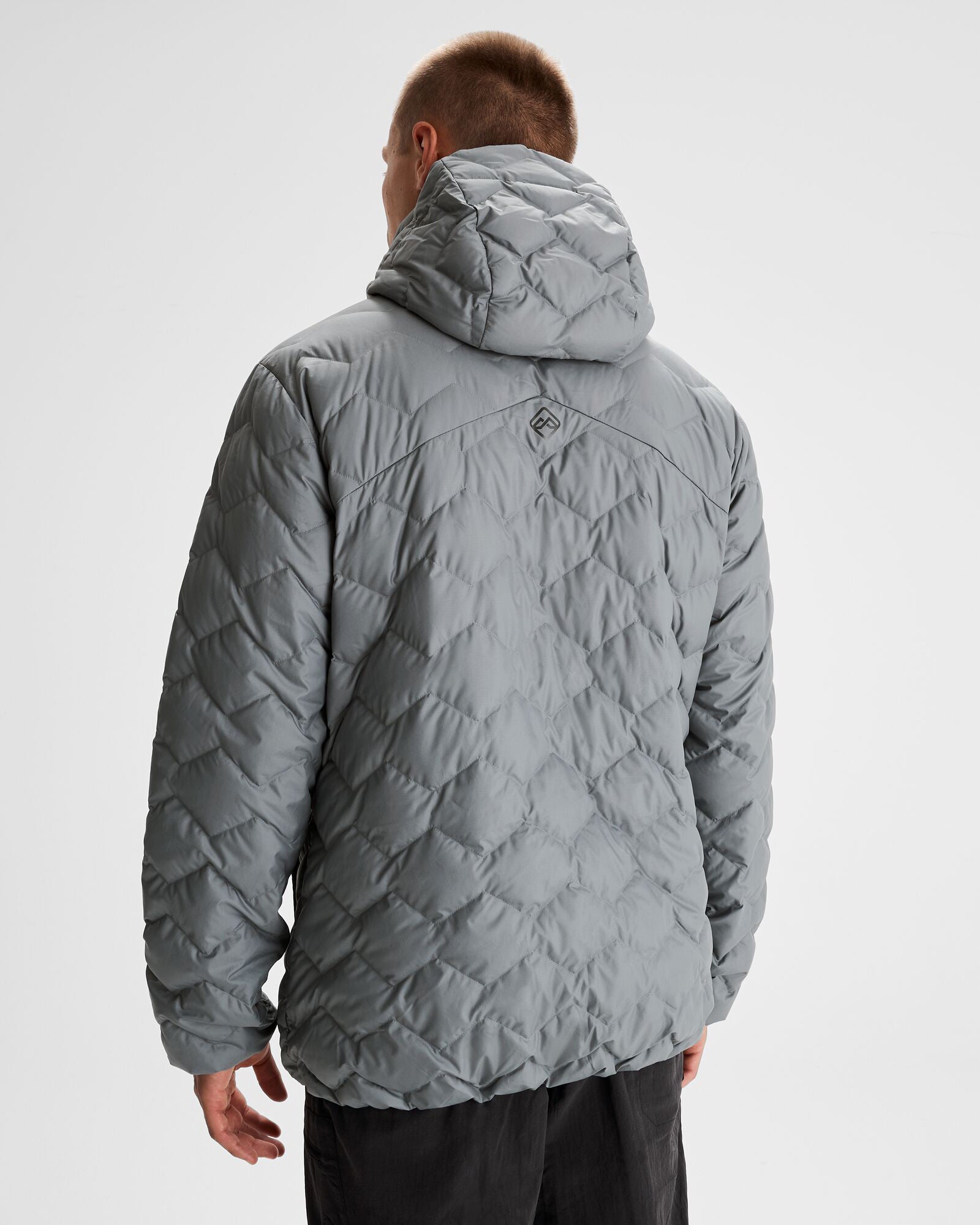 Men's Anytime Down Hooded Parka - Lightweight Warm Winter Jacket for Outdoor Activities | Moon Color
