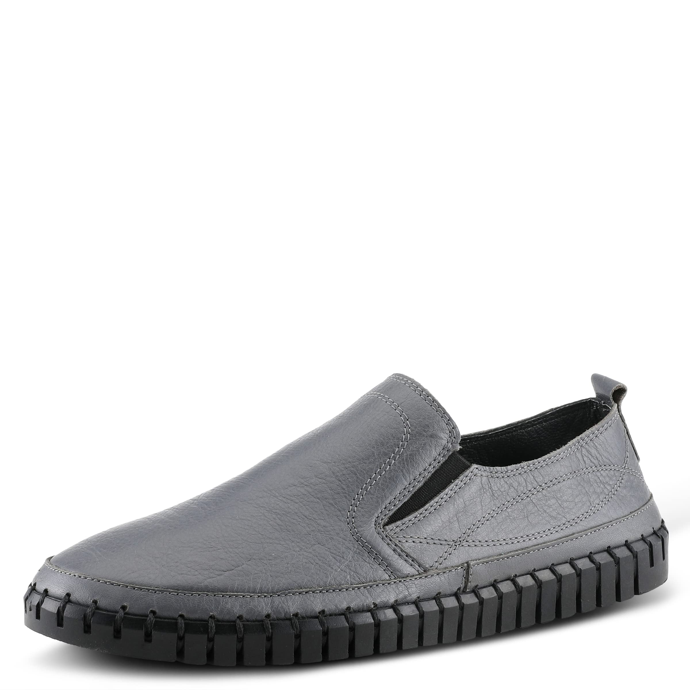 Spring Step Men's Whip Slip-On Casual Shoes - Comfortable & Lightweight Loafers for Walking, Work & Everyday Wear