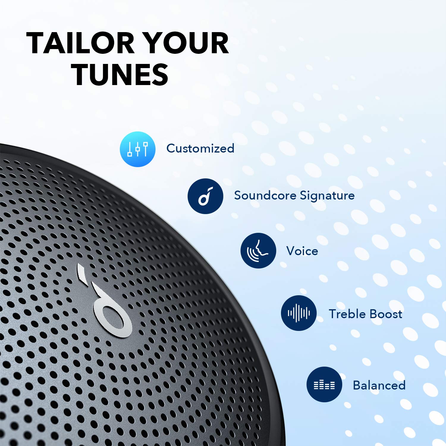 Anker Soundcore Mini 3 Bluetooth Speaker with BassUp & PartyCast Technology, IPX7 Waterproof, USB-C Charging, Customizable EQ - Perfect for Outdoor Adventures, Pool Parties & Home Entertainment