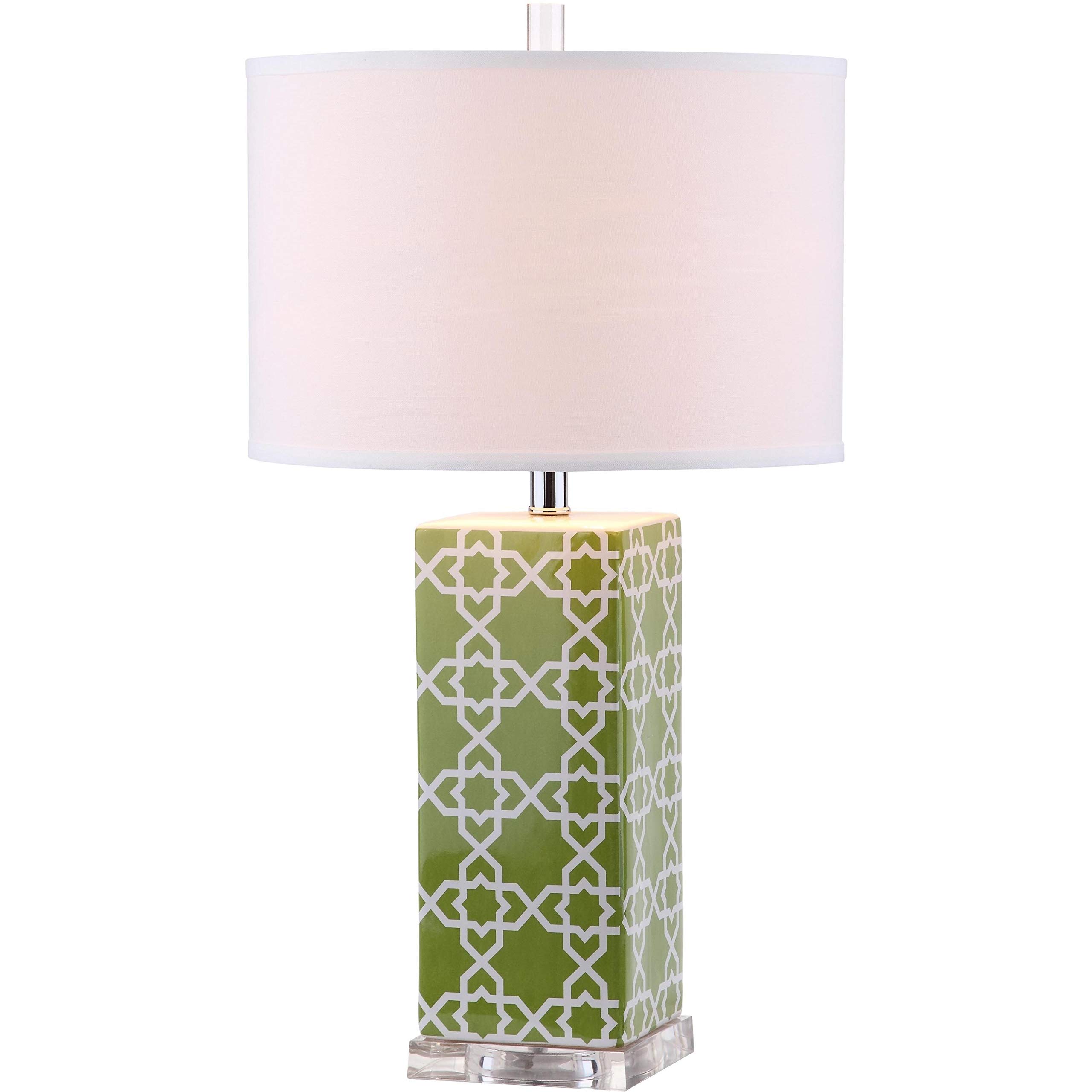 SAFAVIEH Quatrefoil Modern Table Lamp Set of 2 - 27