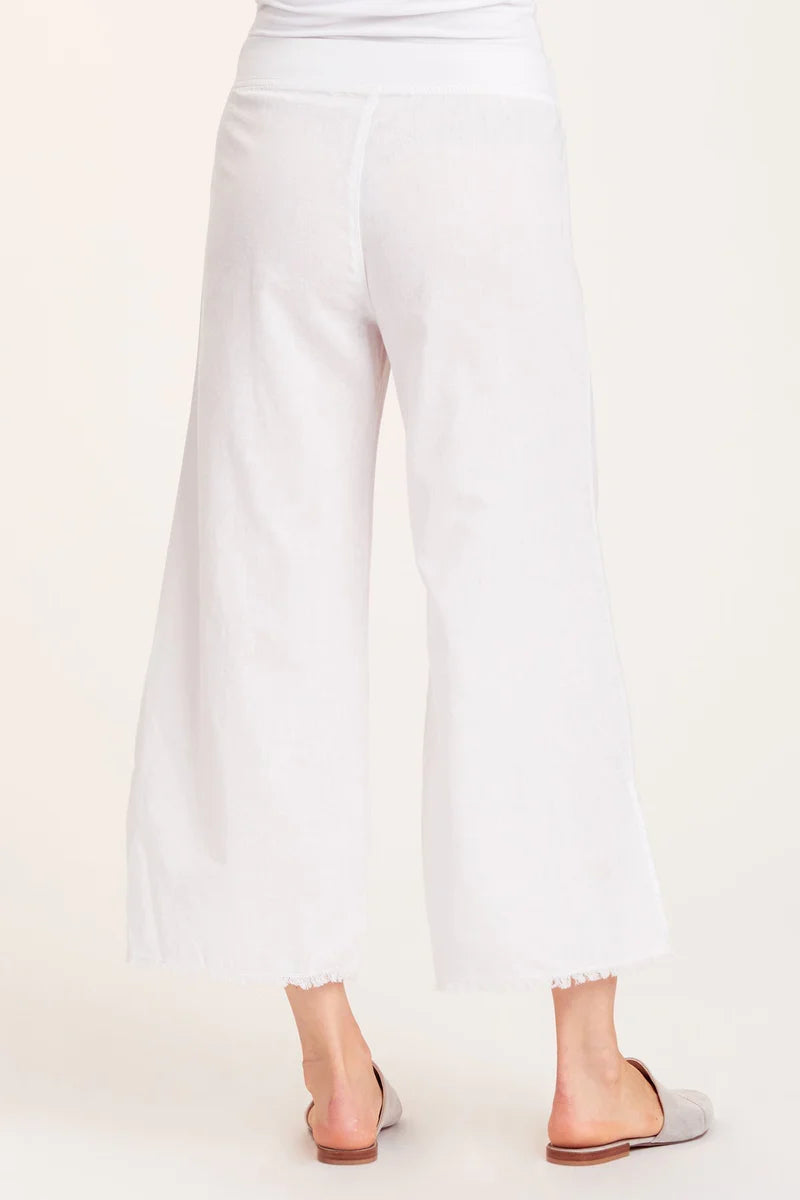 Astri Women's White Pants - High Waisted Stretch Comfort Fit for Work, Casual & Travel