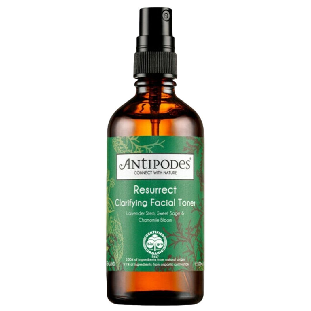 Antipodes Organic Resurrect Clarifying Facial Toner - Hydrating & Balancing for Acne-Prone Skin | Vegan & Cruelty-Free Skincare for Daily Use
