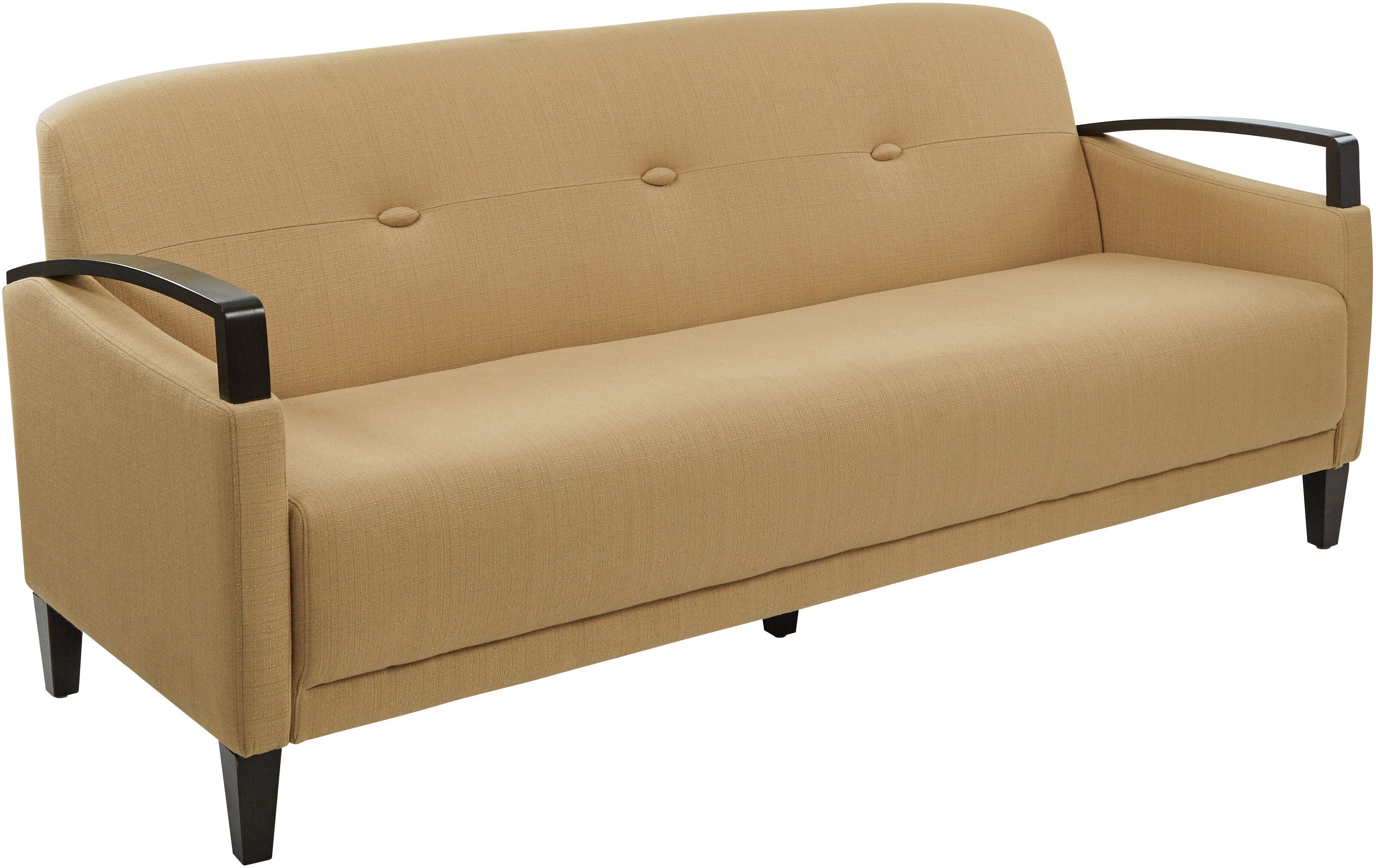 Office Star Main Street Custom Fabric Sofa [MST53] - Comfortable & Stylish Home Office Furniture for Living Room, Lounge or Reception Area
