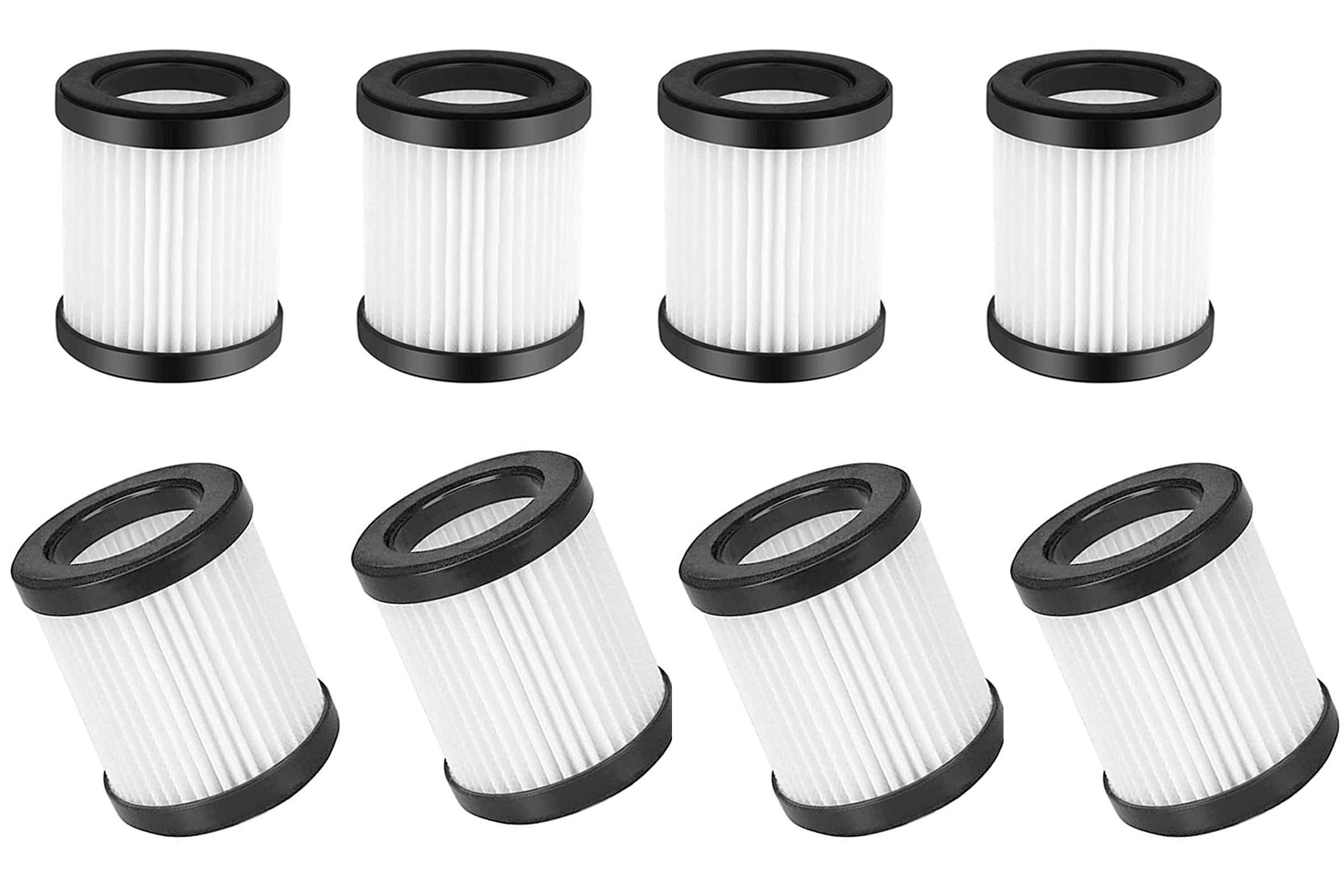 8 Pack HEPA Vacuum Replacement Filters Compatible with MOOSOO XL-618A Vacuum Cleaner - Perfect for Pet Hair, Allergies & Deep Cleaning