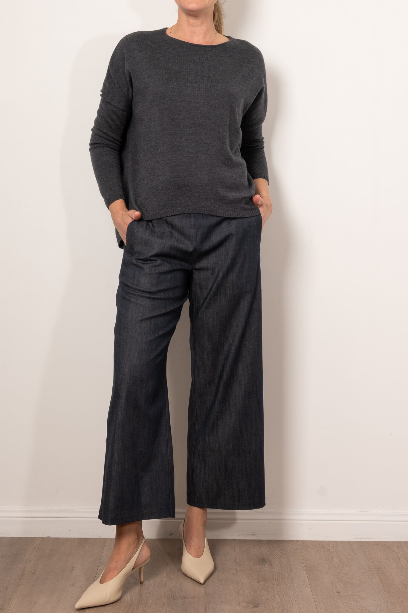 Mela Purdie Arc Sweater - Women's Double Fine Merino Wool Knit Pullover for Fall & Winter | Cozy Casual Wear, Office Outfits, and Weekend Layering